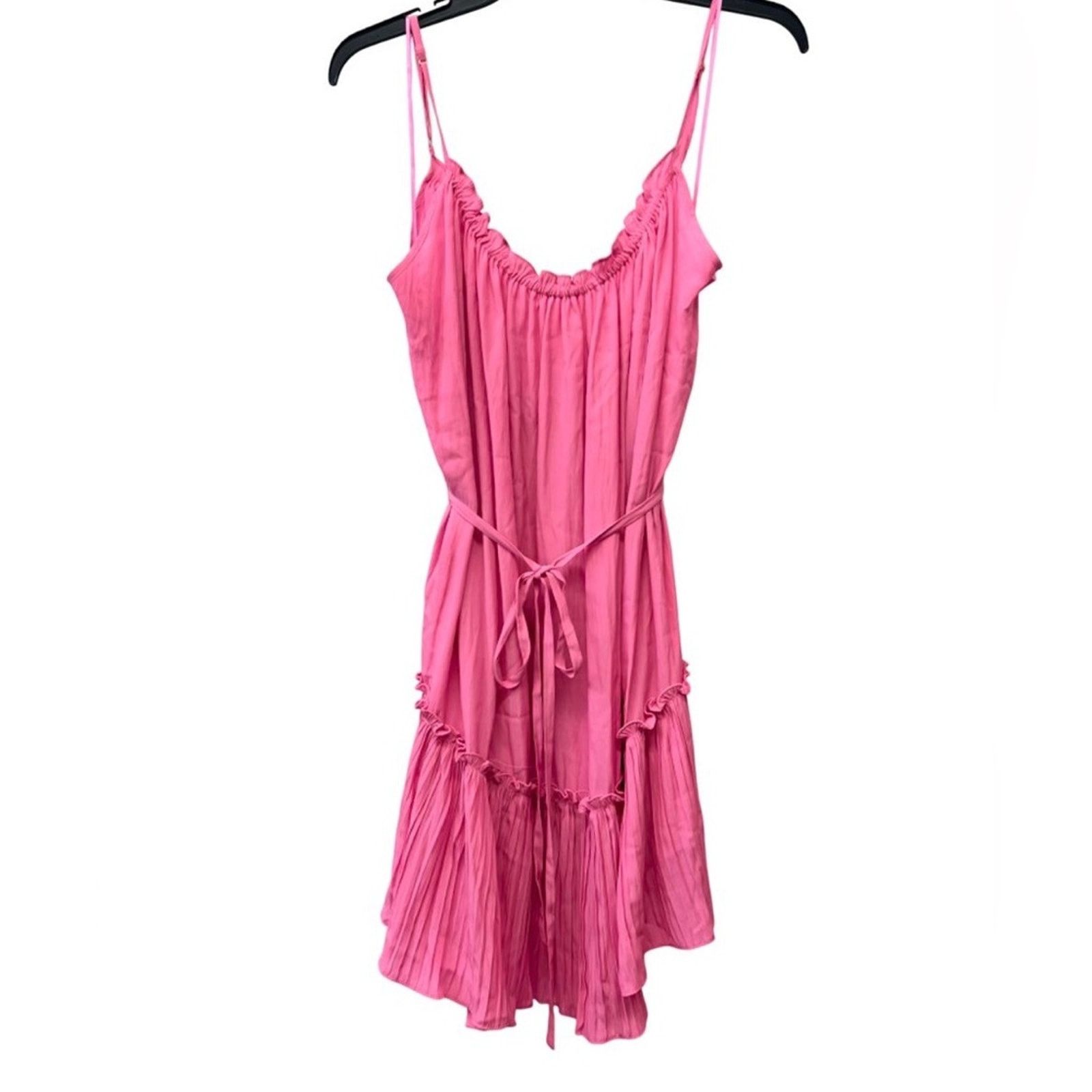 Ramy Brook Ramy Brook Tatiana Swing Tiered Ruffled Mini Dress Large Size L / US 10 / IT 46 - 8 Thumbnail