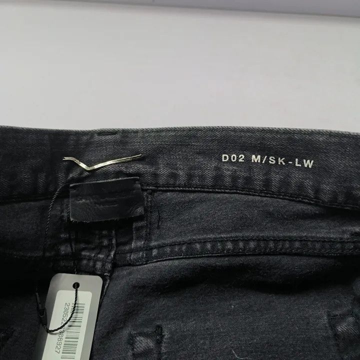 Saint Laurent Paris Saint Laurent Black Straight-Leg Denim Pants-2507 Size US 29 - 2 Thumbnail