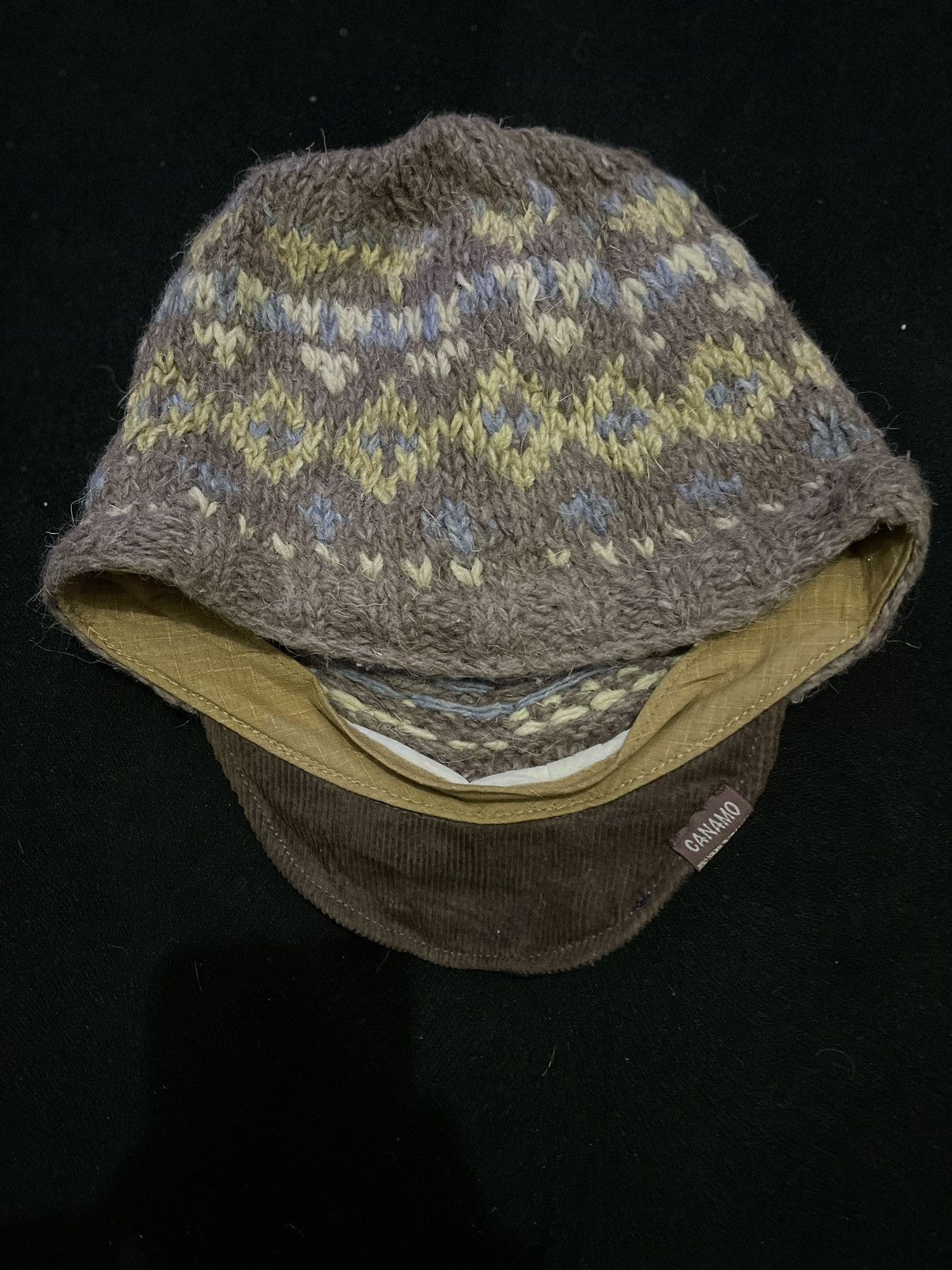 Japanese Brand × Le Grande Bleu (L.G.B.) Vintage CANAMO knitted Hemp Nepal Hats Size ONE SIZE - 3 Thumbnail