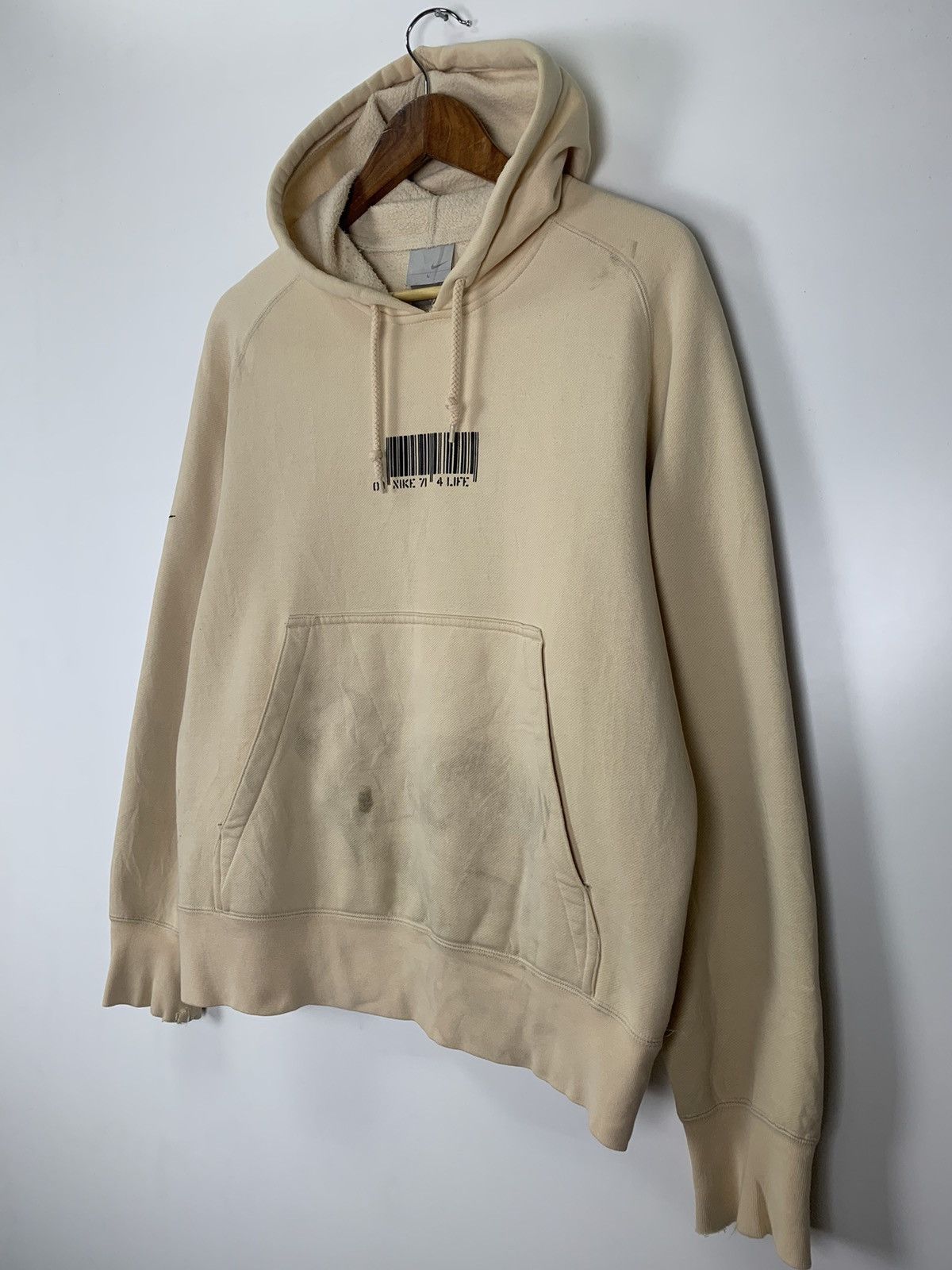 Nike × Vintage Vintage Nike hoodie Size US L / EU 52-54 / 3 - 3 Thumbnail
