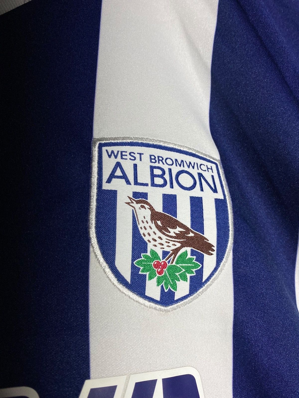 Adidas Adidas West Bromwich Albion 2017/18 Home Football Shirt Size US XXL / EU 58 / 5 - 7 Thumbnail