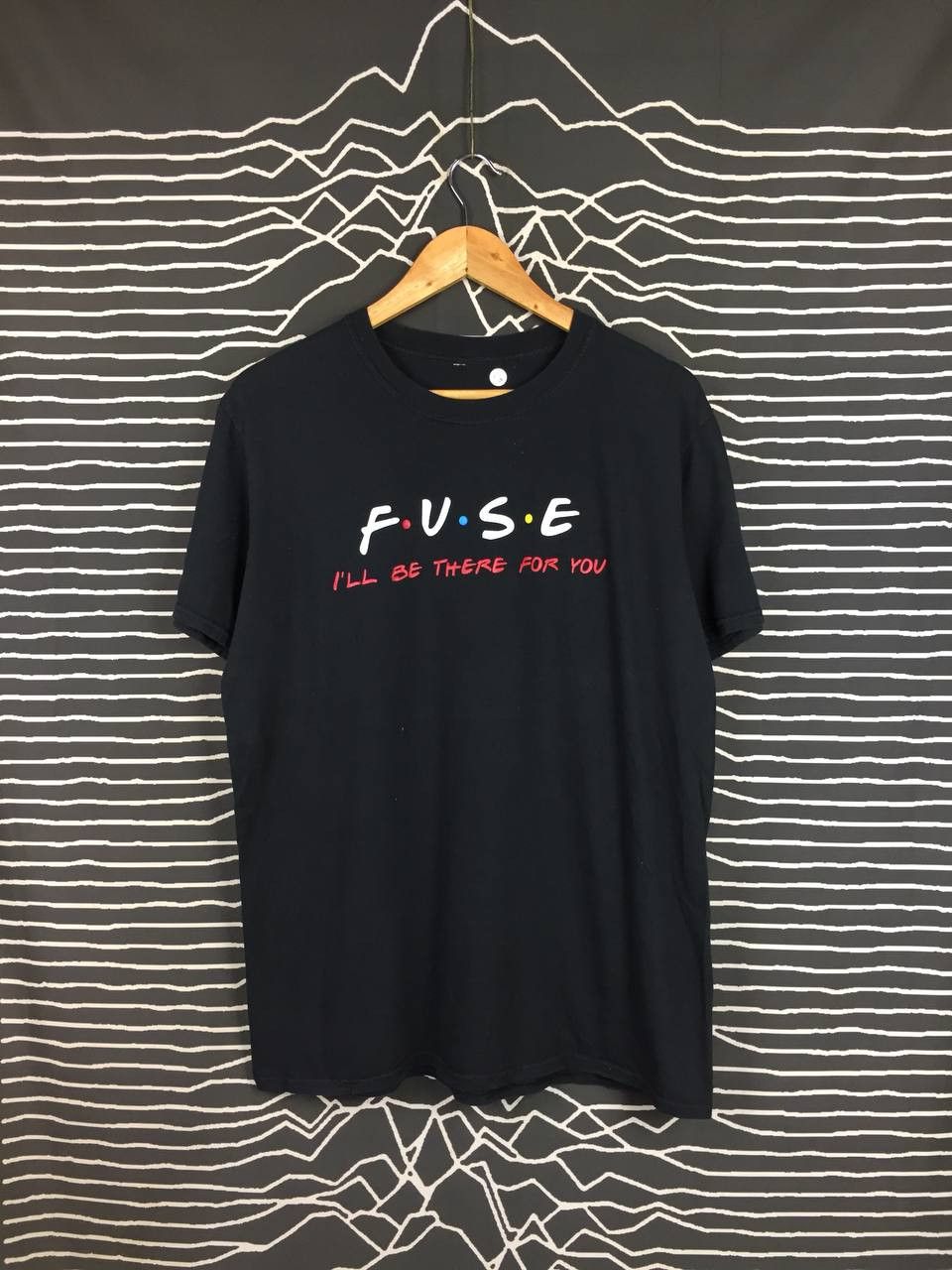 Vintage F.U.S.E I'll Be There For You FRIENDS Wording Style Tee Size US L / EU 52-54 / 3 - 1 Thumbnail