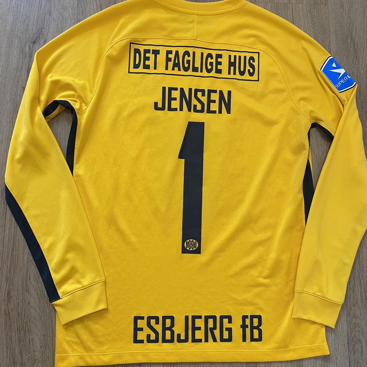 Nike *1 Efbjerg Jensen Goalkeeper Football Shirt Denmark Shirt Size US L / EU 52-54 / 3 - 1 Thumbnail