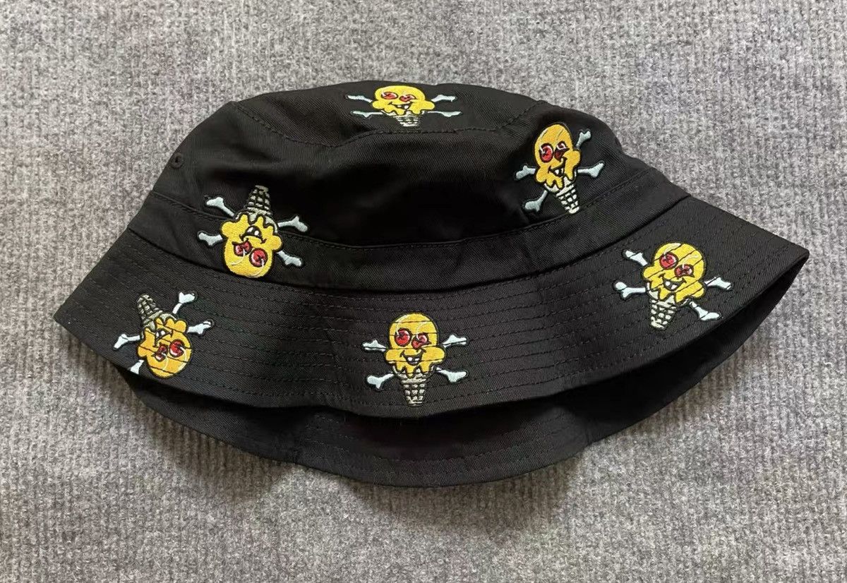 Billionaire Boys Club BBC ICECREAM Small Devil Embroidered Bucket Hat Size ONE SIZE - 3 Thumbnail