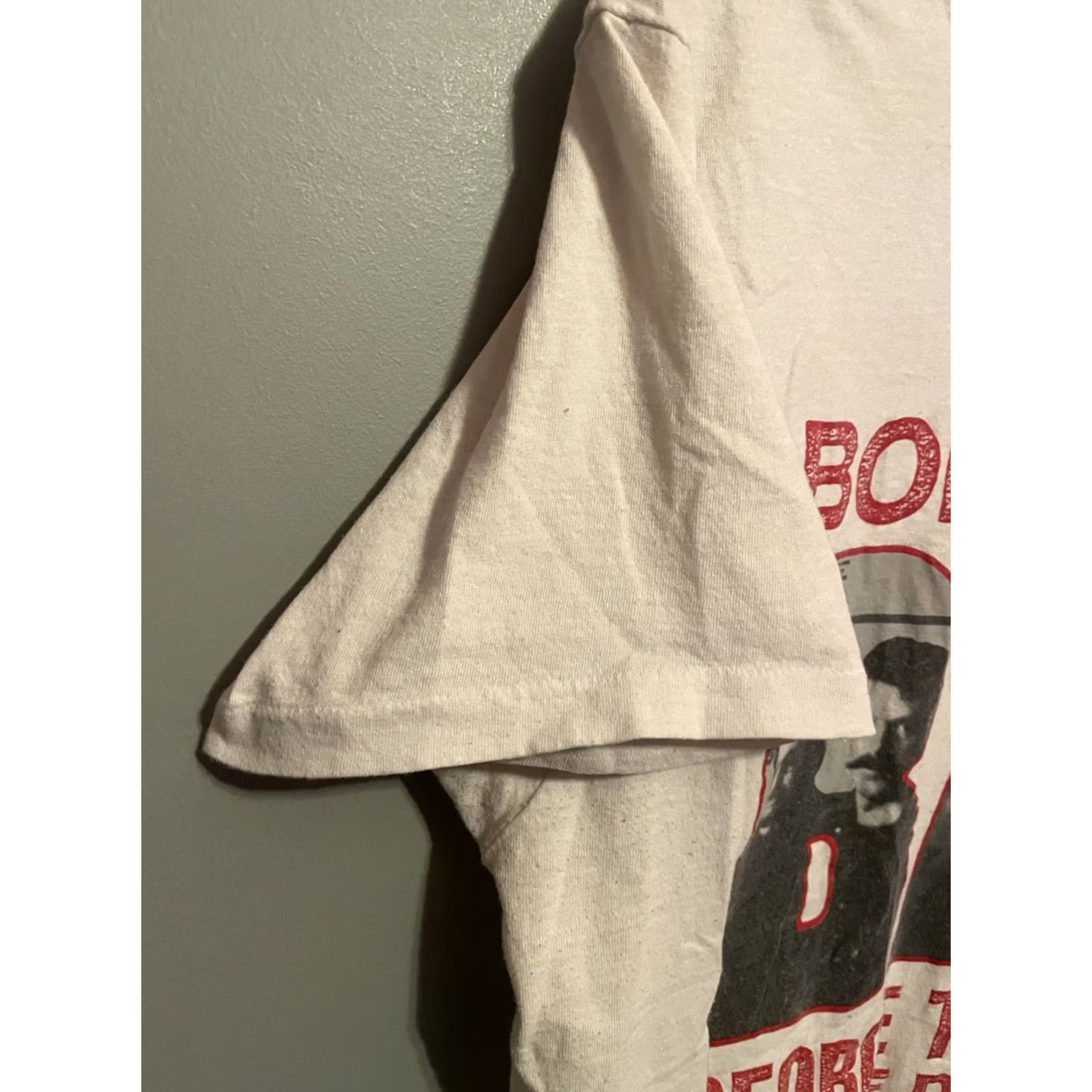 Hanes VINTAGE George Thorogood & Destroyers Born To Bed 1990 Tour XL Single Stitch T-Shirt White 1990s Mens Shirt Cotton Hanes Graphic Tee XS? Wait Size US XL / EU 56 / 4 - 5 Thumbnail