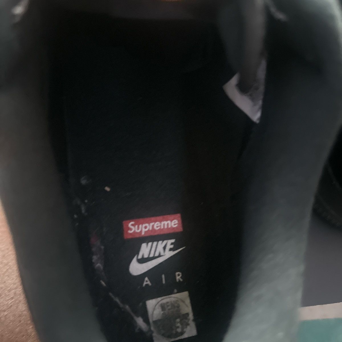 Nike × Supreme Black Supreme Forces Size US 9.5 / EU 42-43 - 4 Thumbnail