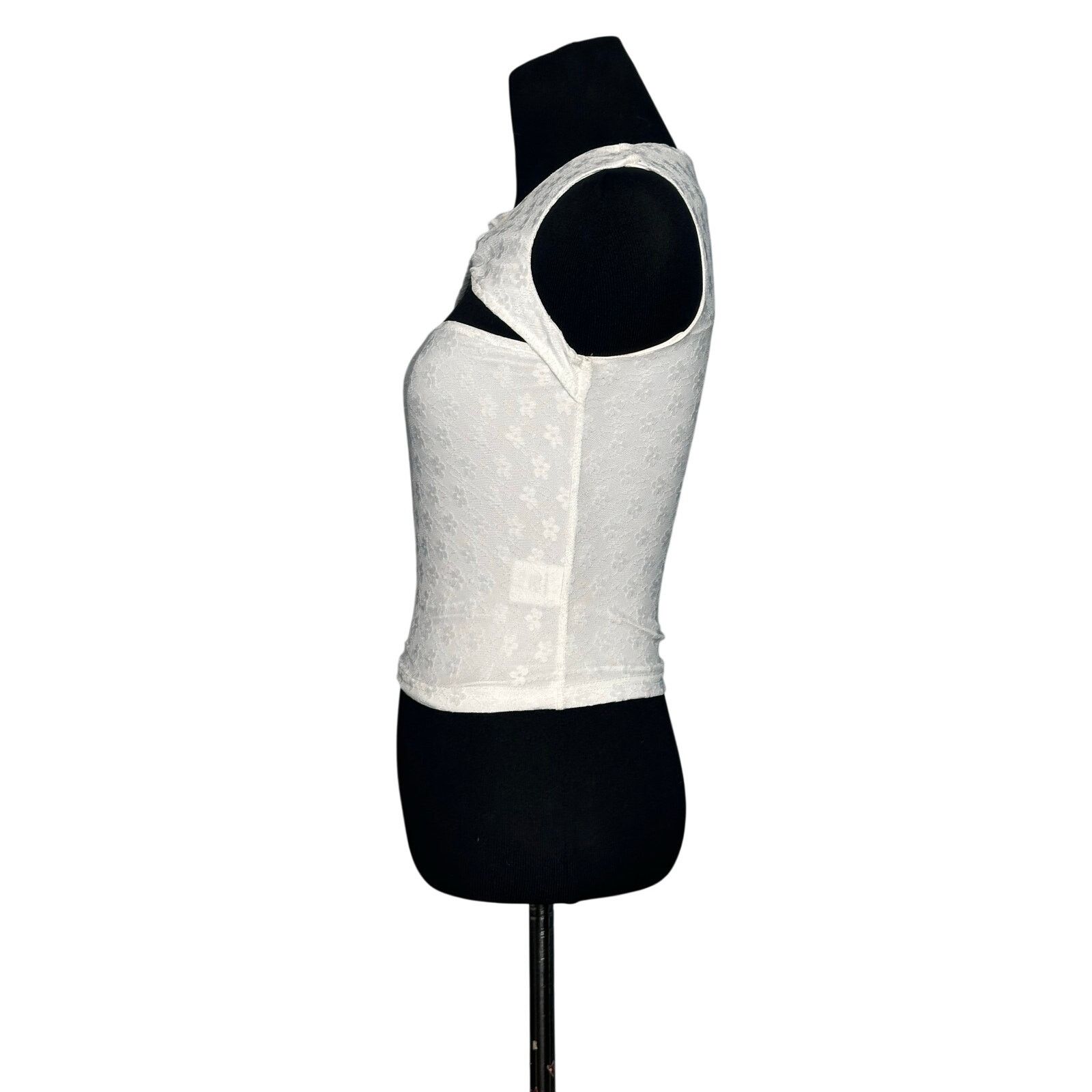 PRINCESS POLLY Princess Polly Martiney twisted white tank top size 2 Size XS / US 0-2 / IT 36-38 - 9 Thumbnail