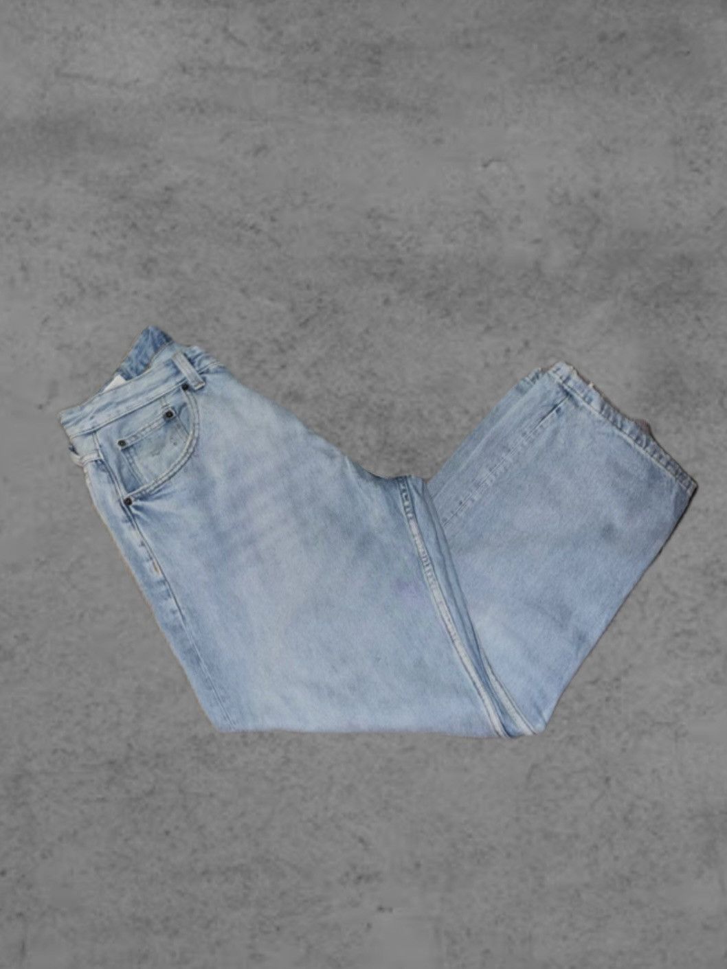 Zara Zara Baggy Jeans Light Blue Wash Size US 34 / EU 50 - 1 Thumbnail
