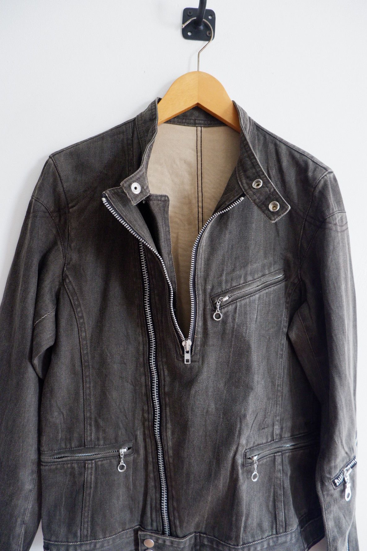 Beauty Beast Vintage The Difference By Rupert Punk Biker Denim Jacket Size US L / EU 52-54 / 3 - 5 Thumbnail