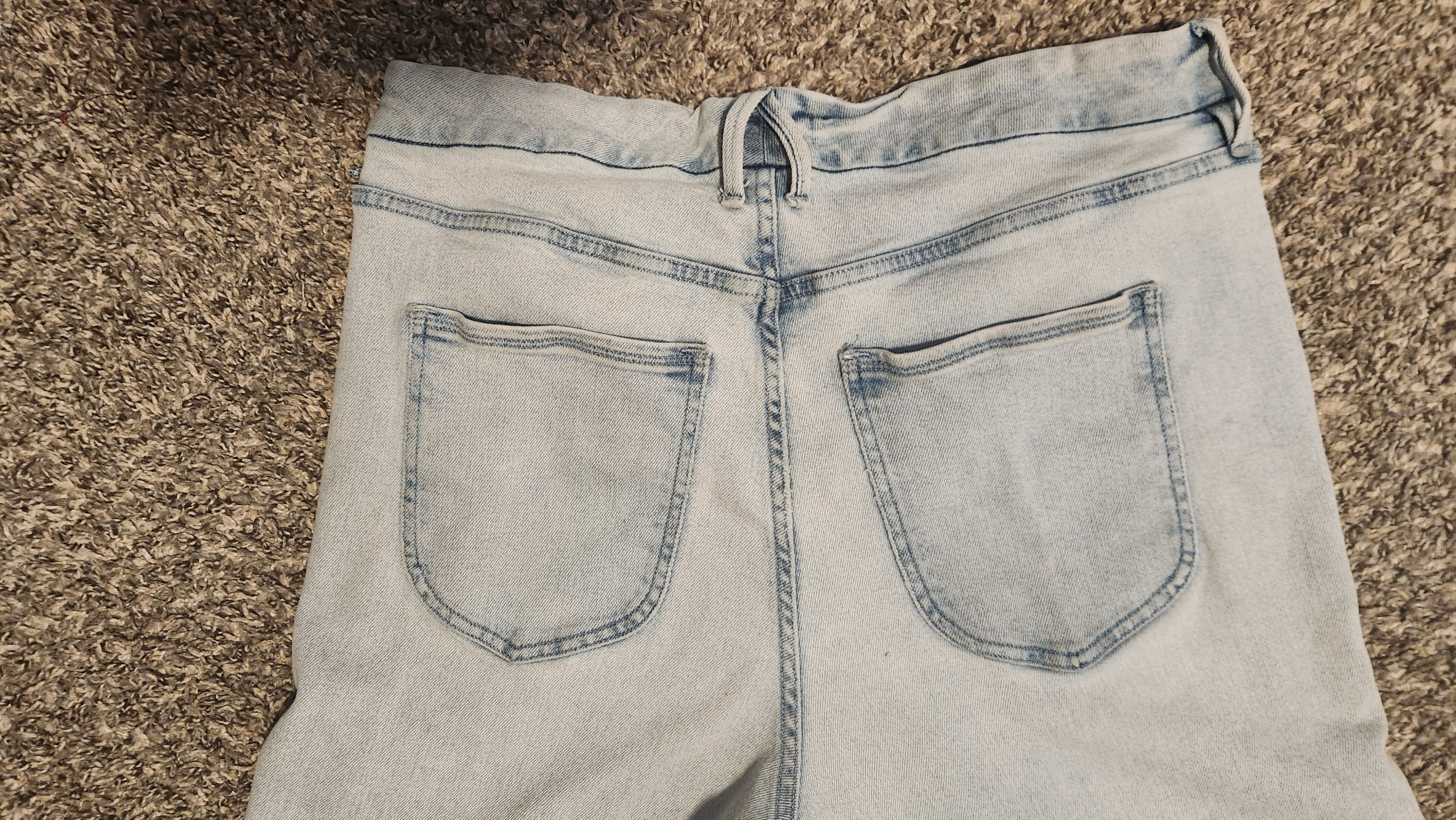 Good American Good American Acid-Wash Palazzo Jeans Size 38" / US 16 / IT 52 - 4 Thumbnail