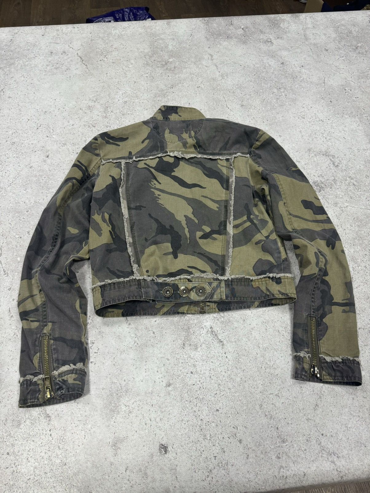 If Six Was Nine × Japanese Brand × Junya Watanabe Vintage Japanese Camo Junya Watanabe Style Jacket Size US S / EU 44-46 / 1 - 3 Thumbnail
