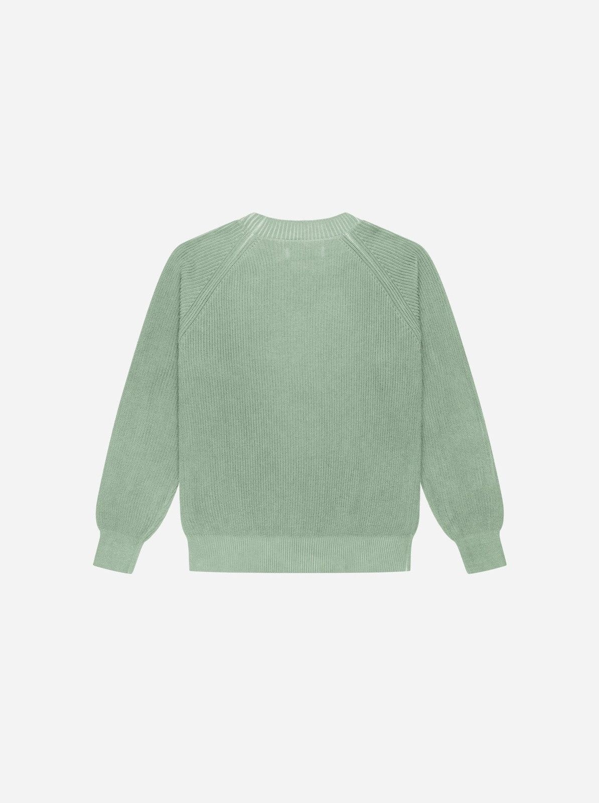 Japanese Brand × Vintage Moonlight mansion washed green sweater Size US S / EU 44-46 / 1 - 2 Thumbnail