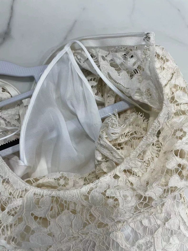 Valentino Valentino White lace dress Size XS / US 0-2 / IT 36-38 - 6 Thumbnail