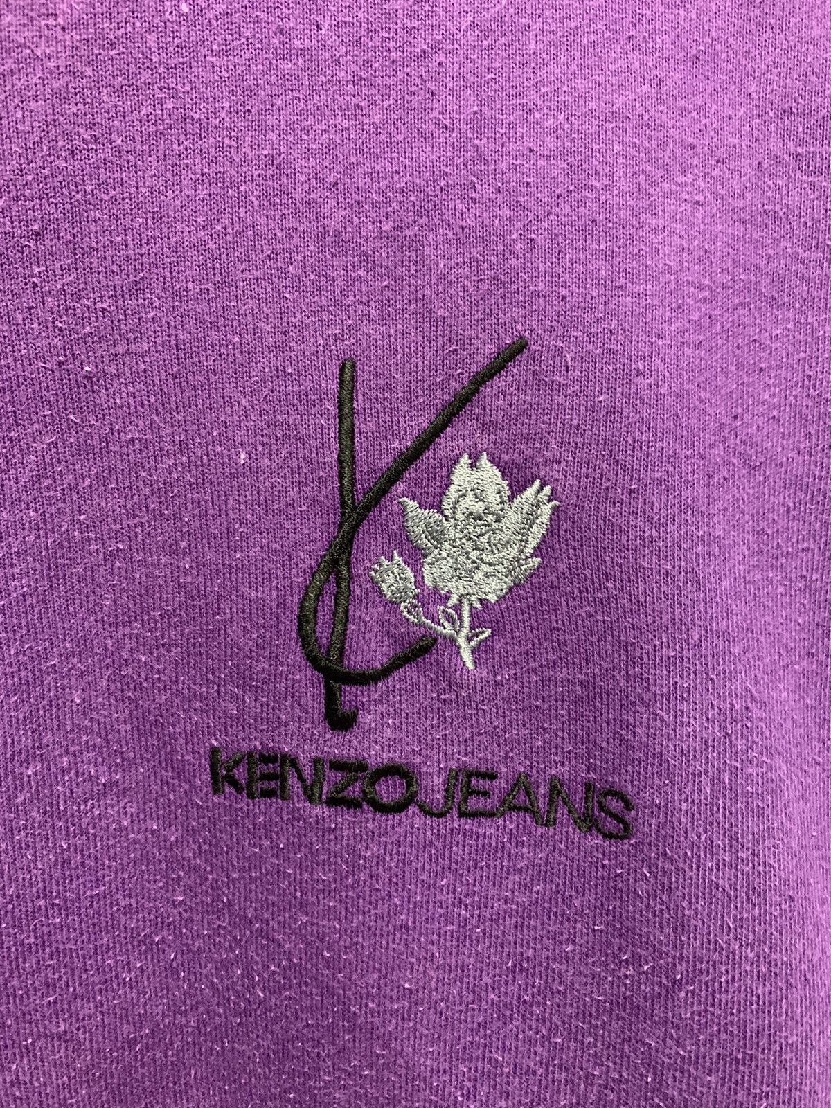 Kenzo × Vintage Vintage Kenzo Purple Sweatshirt Crewneck Size US M / EU 48-50 / 2 - 3 Thumbnail