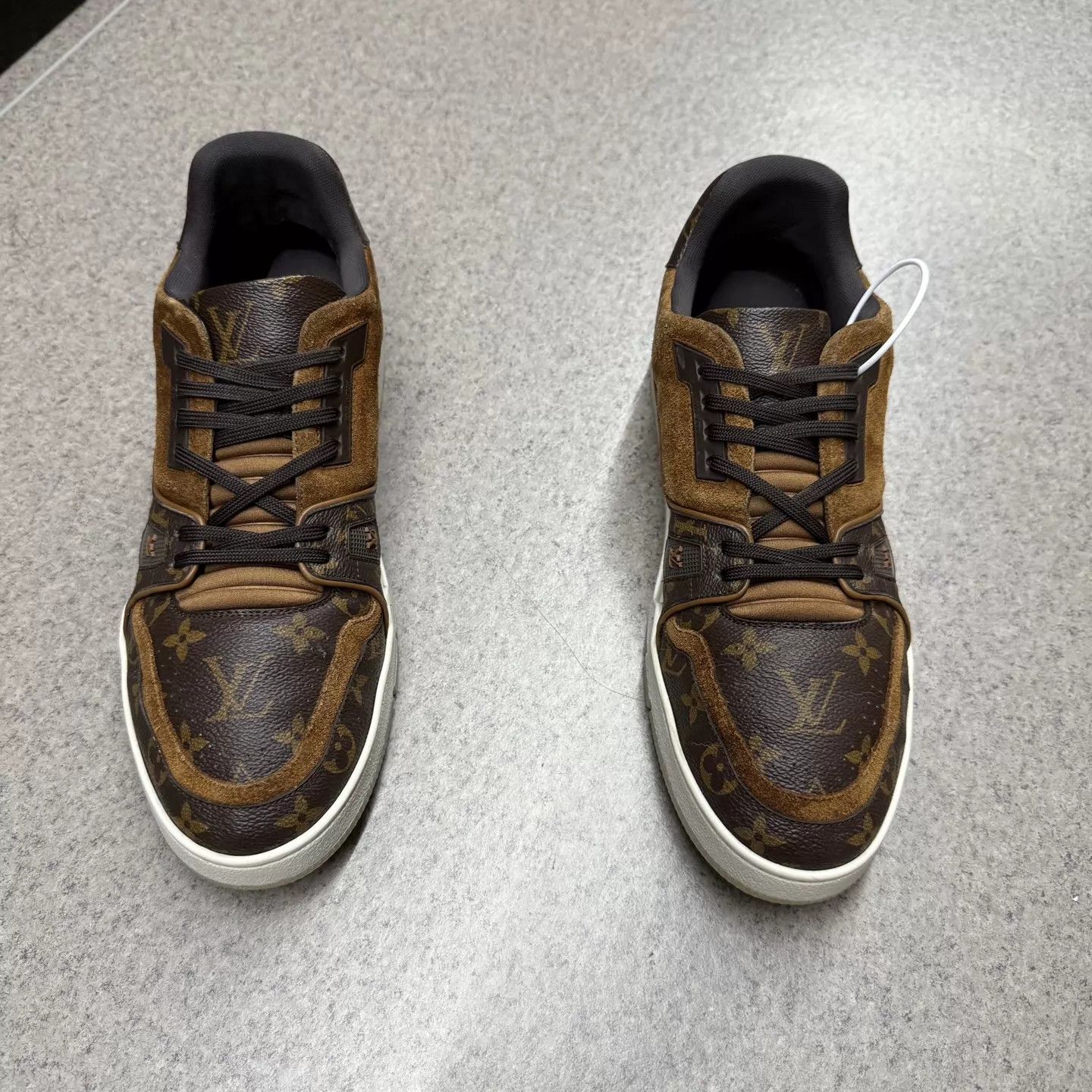 Louis Vuitton LV Trainer Brown Monogram UK10/44 Lightly Used Size US 11 / EU 44 - 8 Thumbnail
