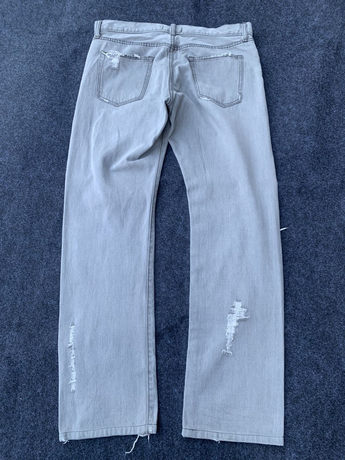 Uniqlo VINTAGE UNIQLO SELVEDGE FADED GRAY. Size US 34 / EU 50 - 2 Thumbnail
