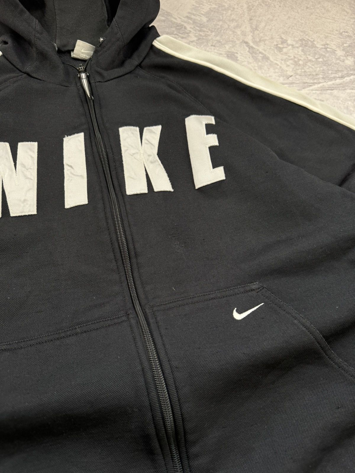 Nike × Vintage NIKE VINTAGE CENTER LOGO OVERSIZE BOXY HOODIE Size US L / EU 52-54 / 3 - 5 Thumbnail