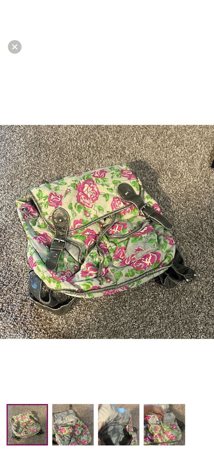 Other Floral backpack Size ONE SIZE - 1 Thumbnail