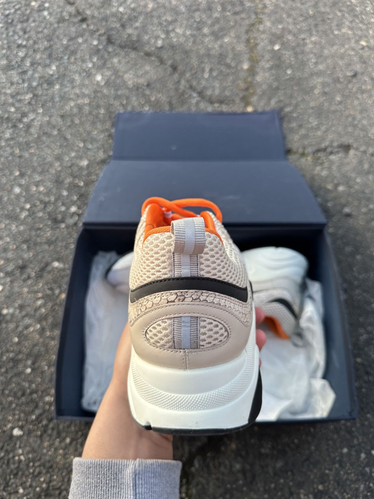 Dior Dior B22 Orange Snake Skin Size US 10 / EU 43 - 4 Thumbnail
