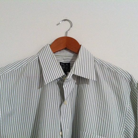 Jos. A. Bank JOS.A.BANK MENS COTTON DRESS SHIRT SIZE: L Size US L / EU 52-54 / 3 - 1 Thumbnail