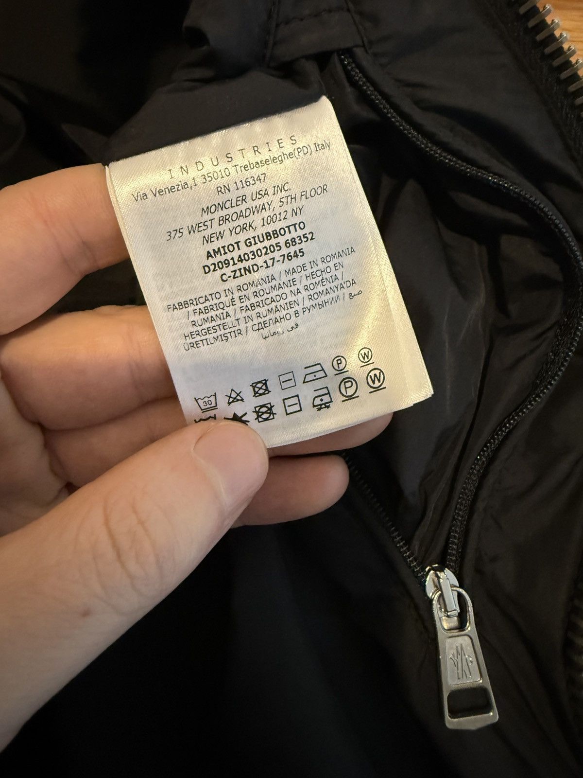 Moncler Moncler Men’s Jacket Amiot Size 1 (S) Black Size US S / EU 44-46 / 1 - 8 Thumbnail
