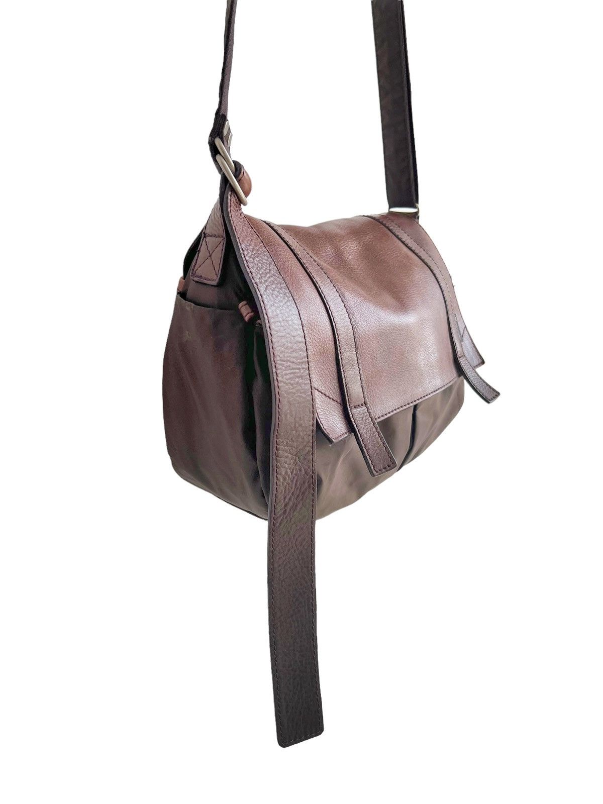Yohji Yamamoto OG Yohji Yamamoto Hybrid Leather Survivor Crossbody Bag Size ONE SIZE - 4 Thumbnail