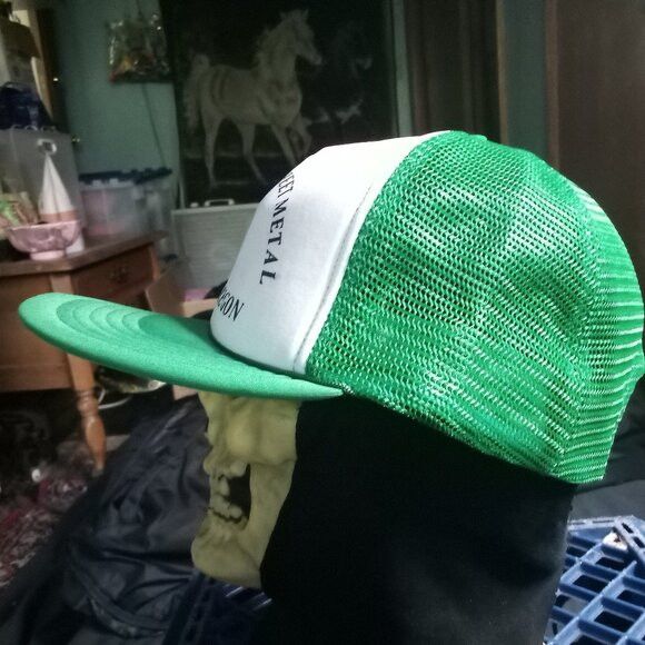 Other DS Vintage West Coast Sheet Metal Snap Trucker Hat Cap Size ONE SIZE - 3 Thumbnail