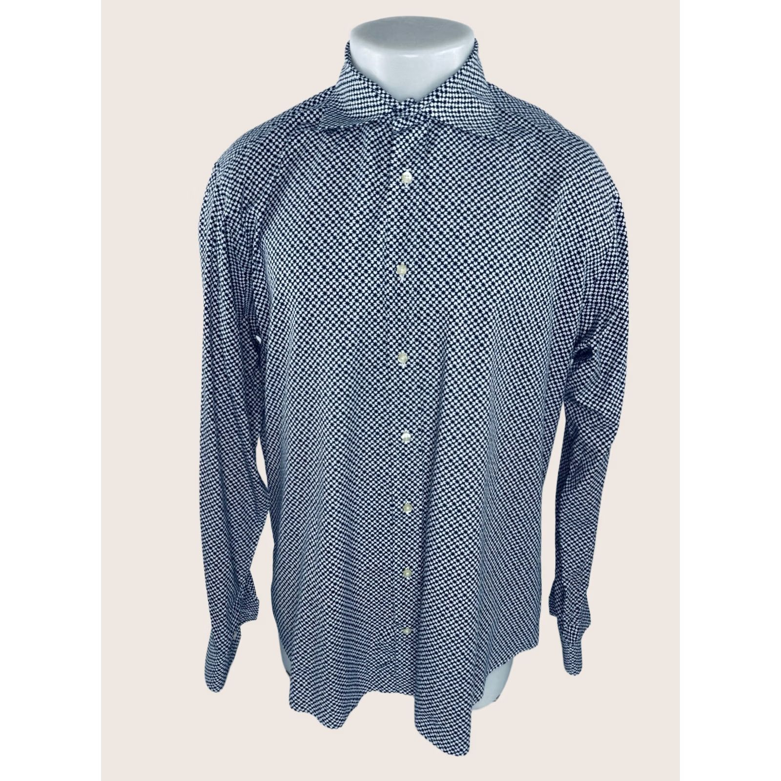 Etro ETRO Floral Shirt Mens 44 Button-Up Long Sleeve Collared Blue White 90s Flower Mens B7.5 Size US XXL / EU 58 / 5 - 1 Thumbnail