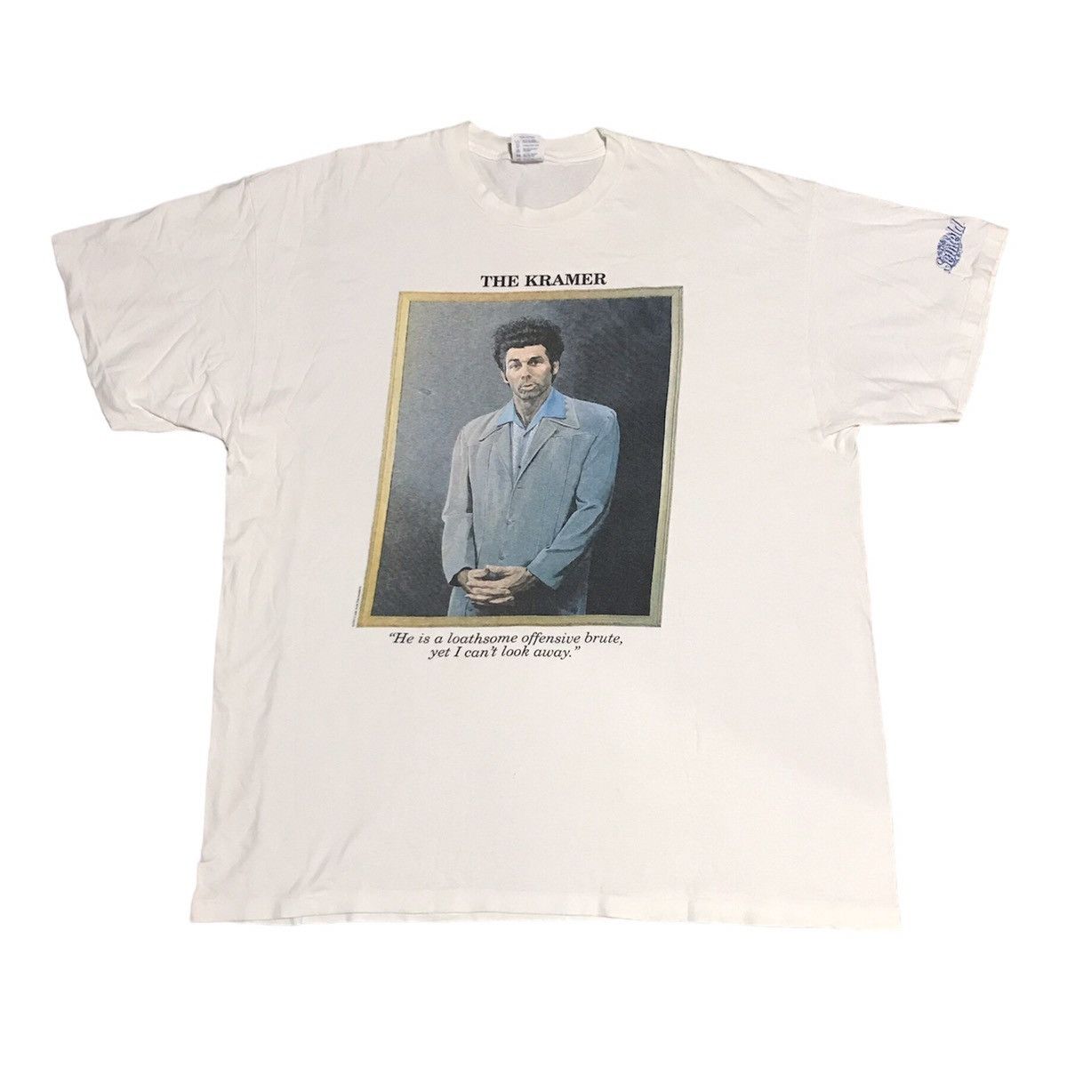 Rap Tees Vintage 1993 Seinfield The Kramer TV Promo T shirt Big Size Size US XXL / EU 58 / 5 - 1 Thumbnail