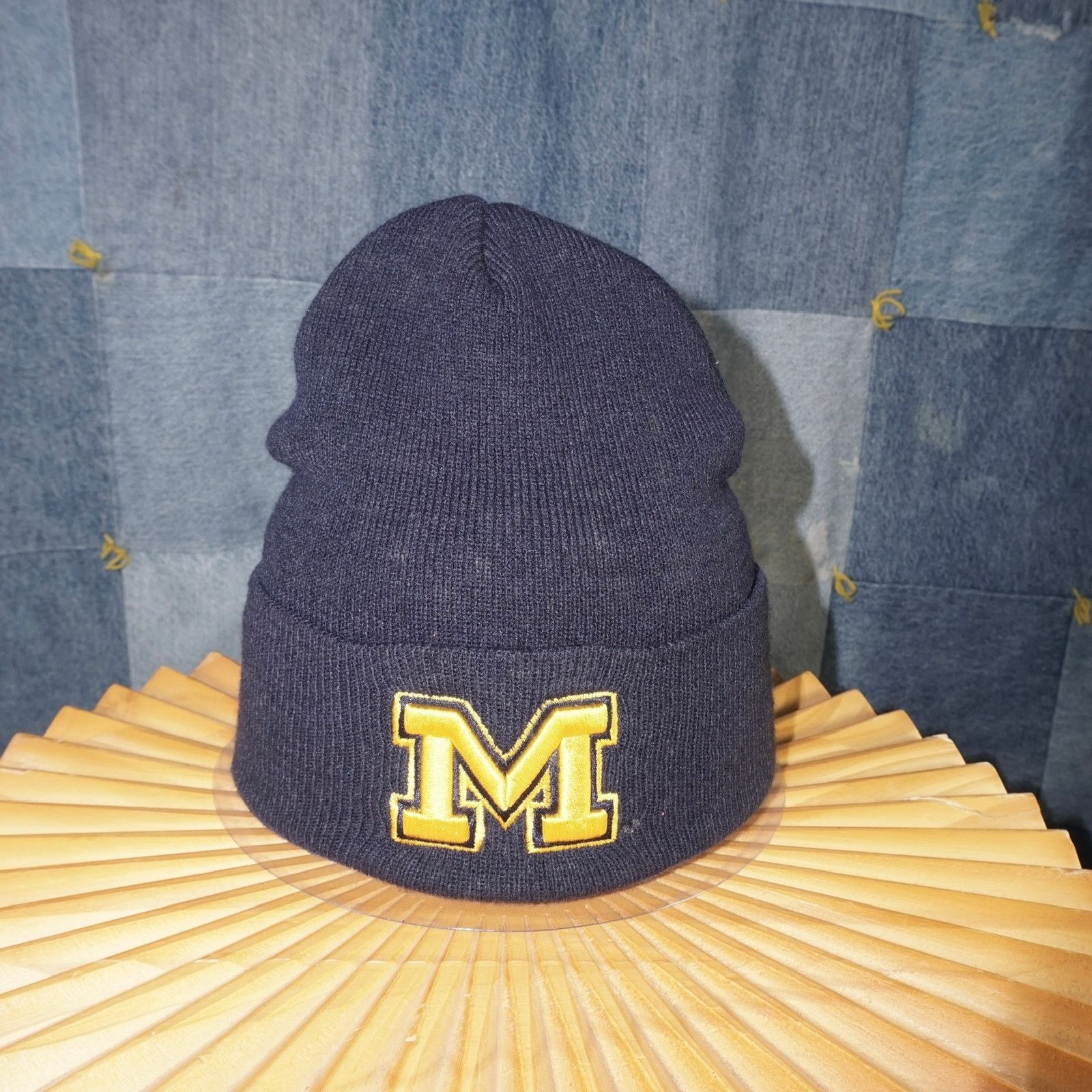 Top Of The World OSFA - Vintage Y2K Michigan University embroider 00s beanie Size ONE SIZE - 1 Thumbnail