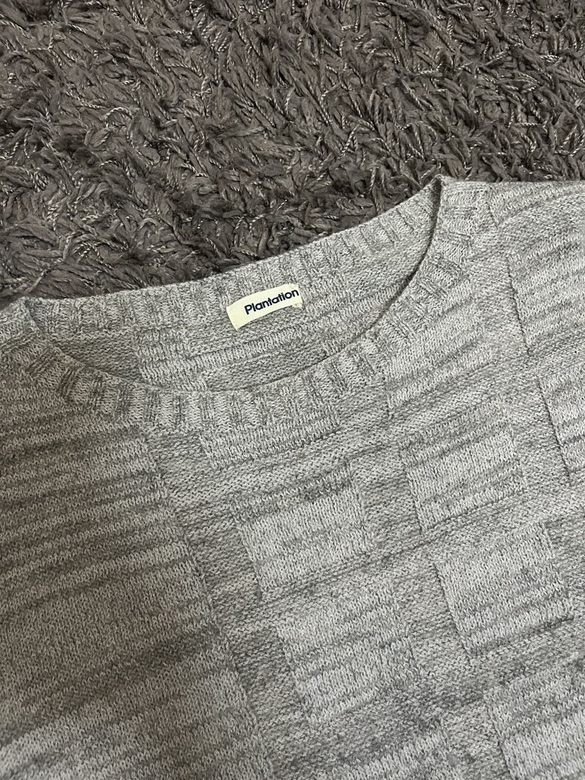 Issey Miyake 1990s checker drop hem asymmetrical knits #F3 Size M / US 6-8 / IT 42-44 - 8 Thumbnail