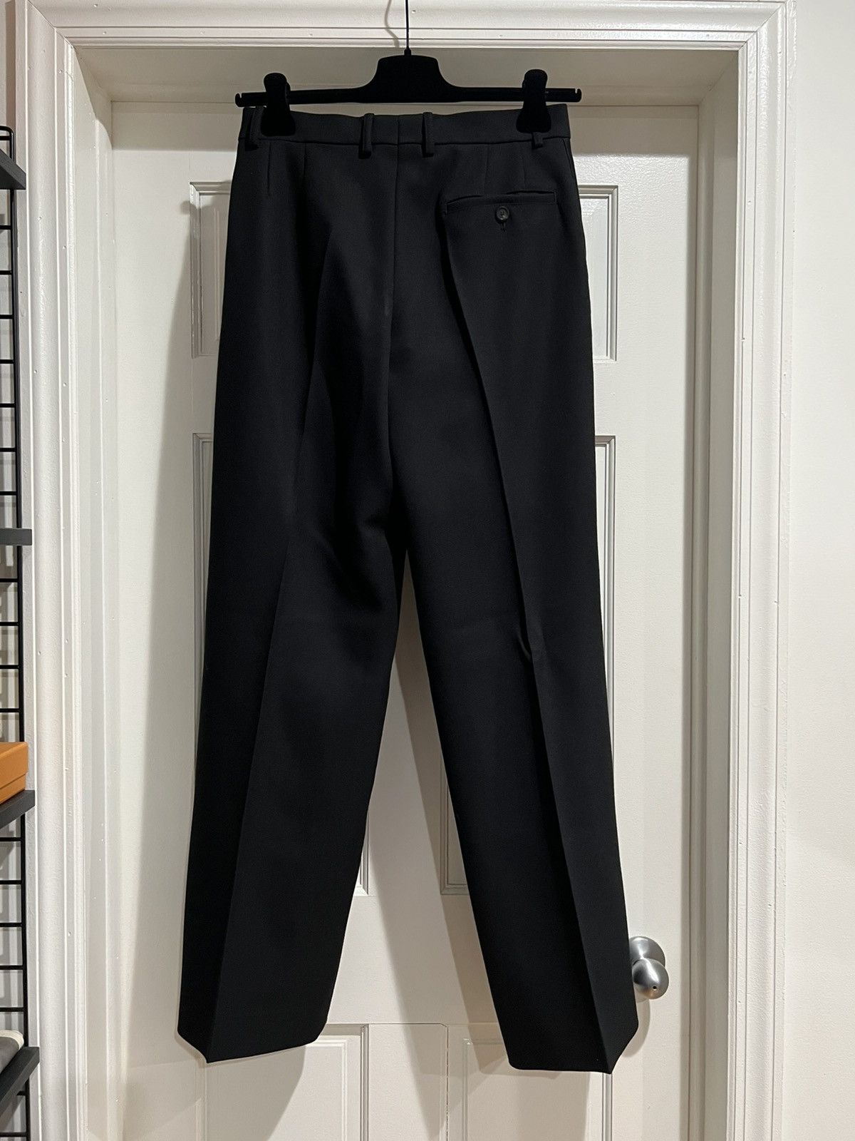 Balenciaga Spring 22 Eveningwear Tuxedo Pants in Black (XS) Size US 28 / EU 44 - 2 Thumbnail