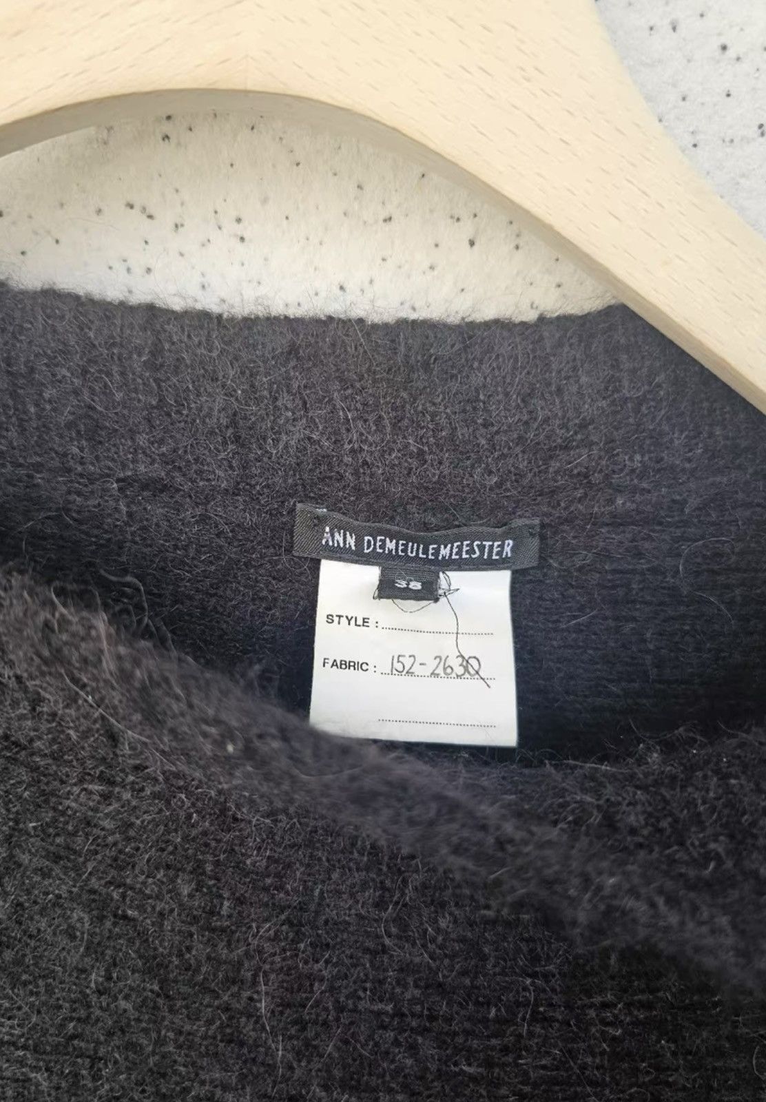 Ann Demeulemeester Ann demeulemeester mohair grown long dress Size S / US 4 / IT 40 - 6 Thumbnail
