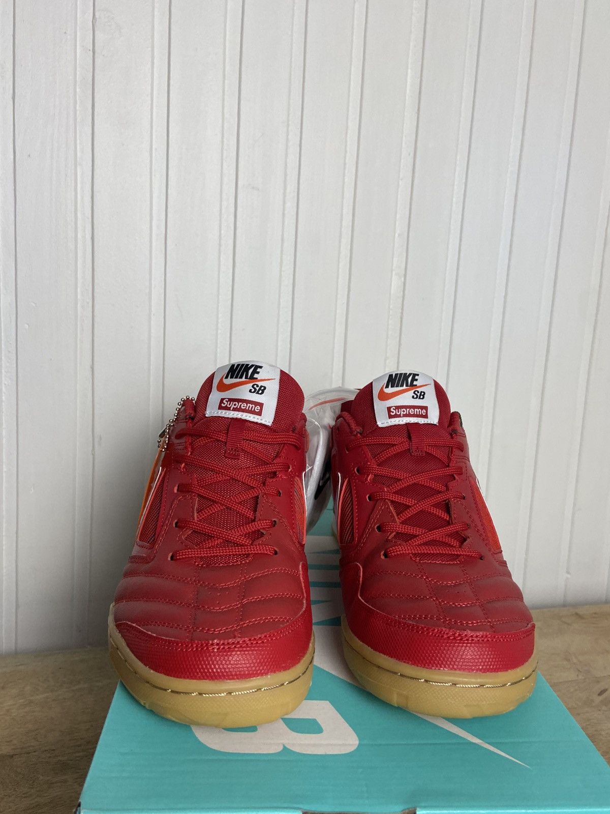 Nike × Supreme New Nike SB Gato "Supreme Red" Authentic 2018 Size 10US Size US 10 / EU 43 - 4 Thumbnail