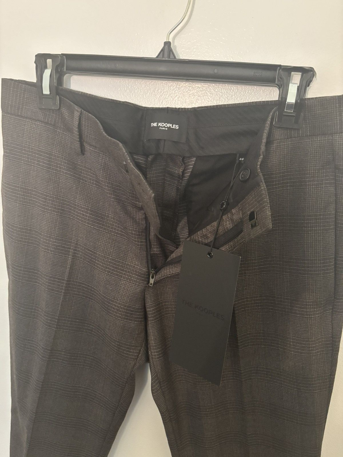 The Kooples The Kooples Plaid Gray/Brown Trousers Size US 30 / EU 46 - 3 Thumbnail