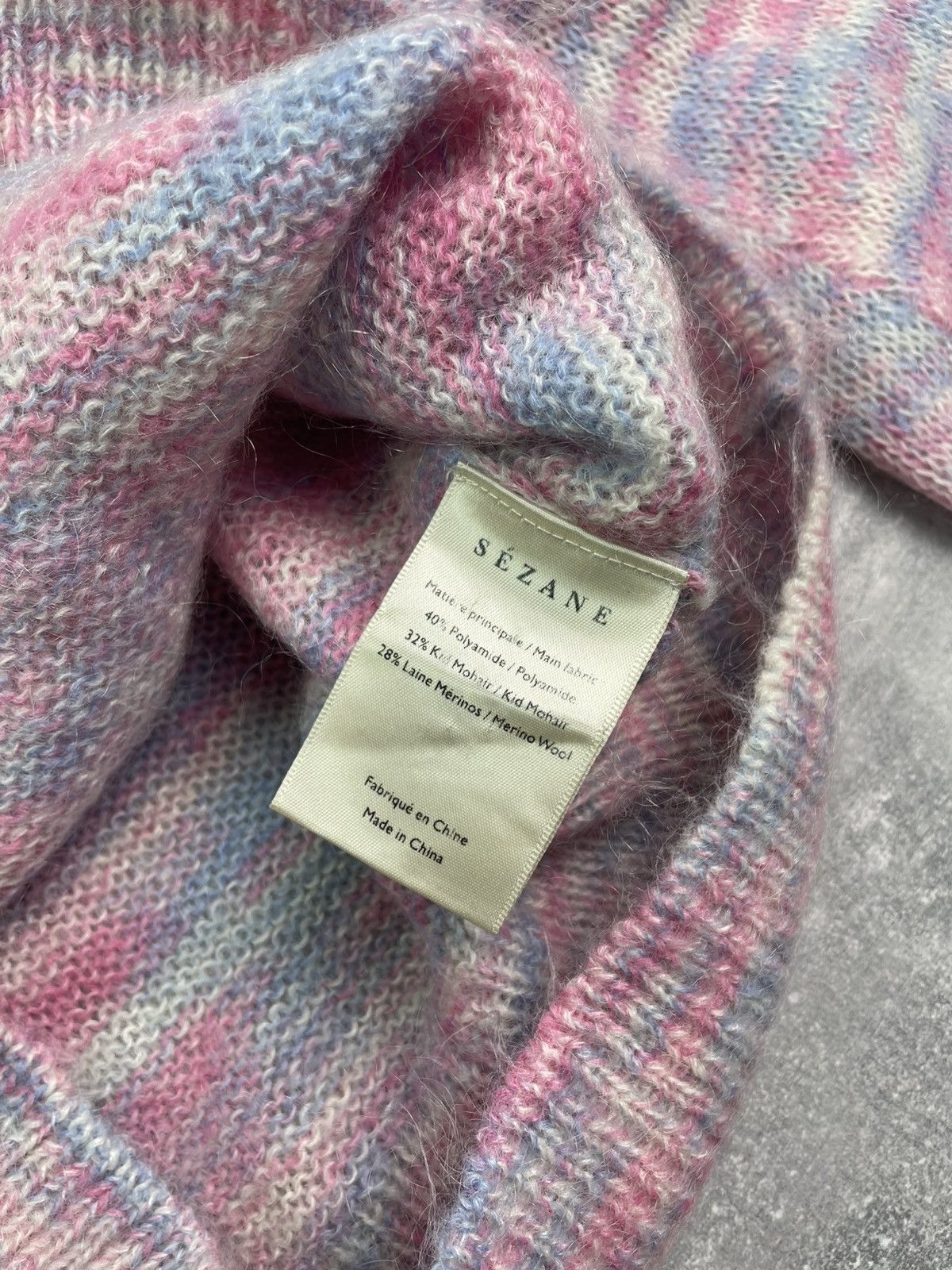 Sezane Sezane Alberto Mohair Knitted Sweater Size S / US 4 / IT 40 - 6 Thumbnail