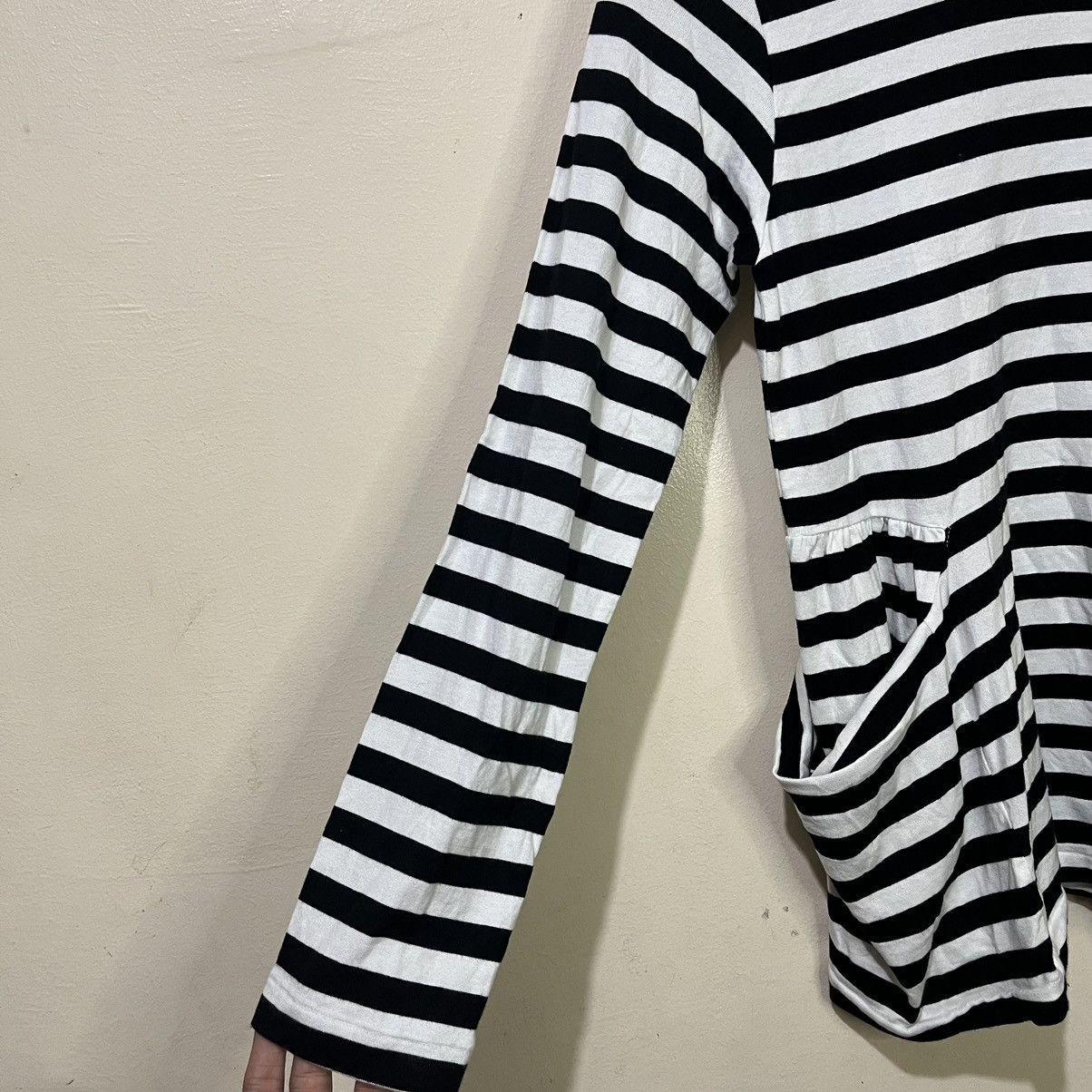 Comme des Garcons Comme des Garcons Comme des Garcons Striped Long Sleeve Tops Size S / US 4 / IT 40 - 4 Thumbnail