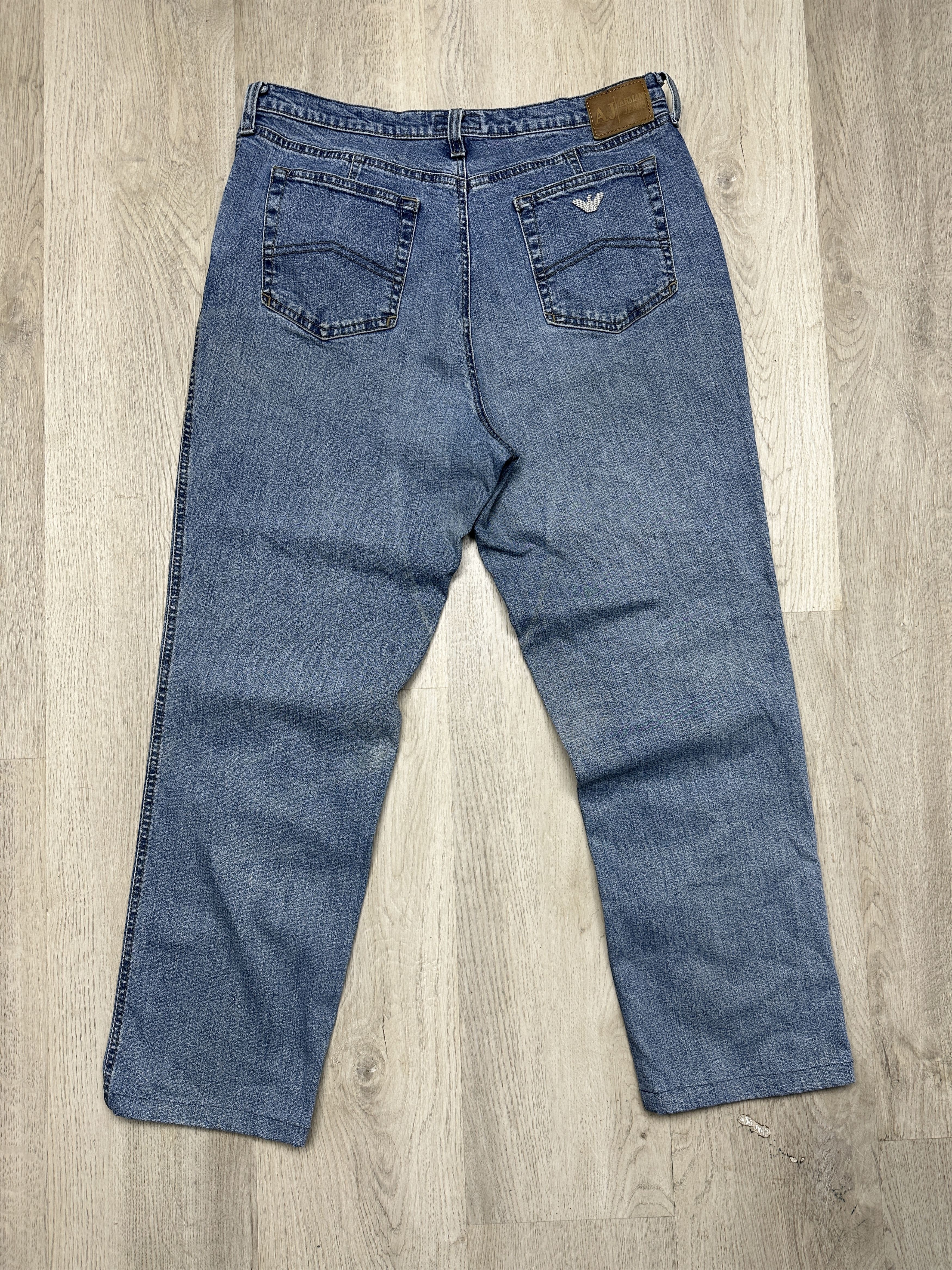 Armani Armani Jeans 90s Vintage Mens Denim Pants Jeans Size US 33 - 1 Thumbnail