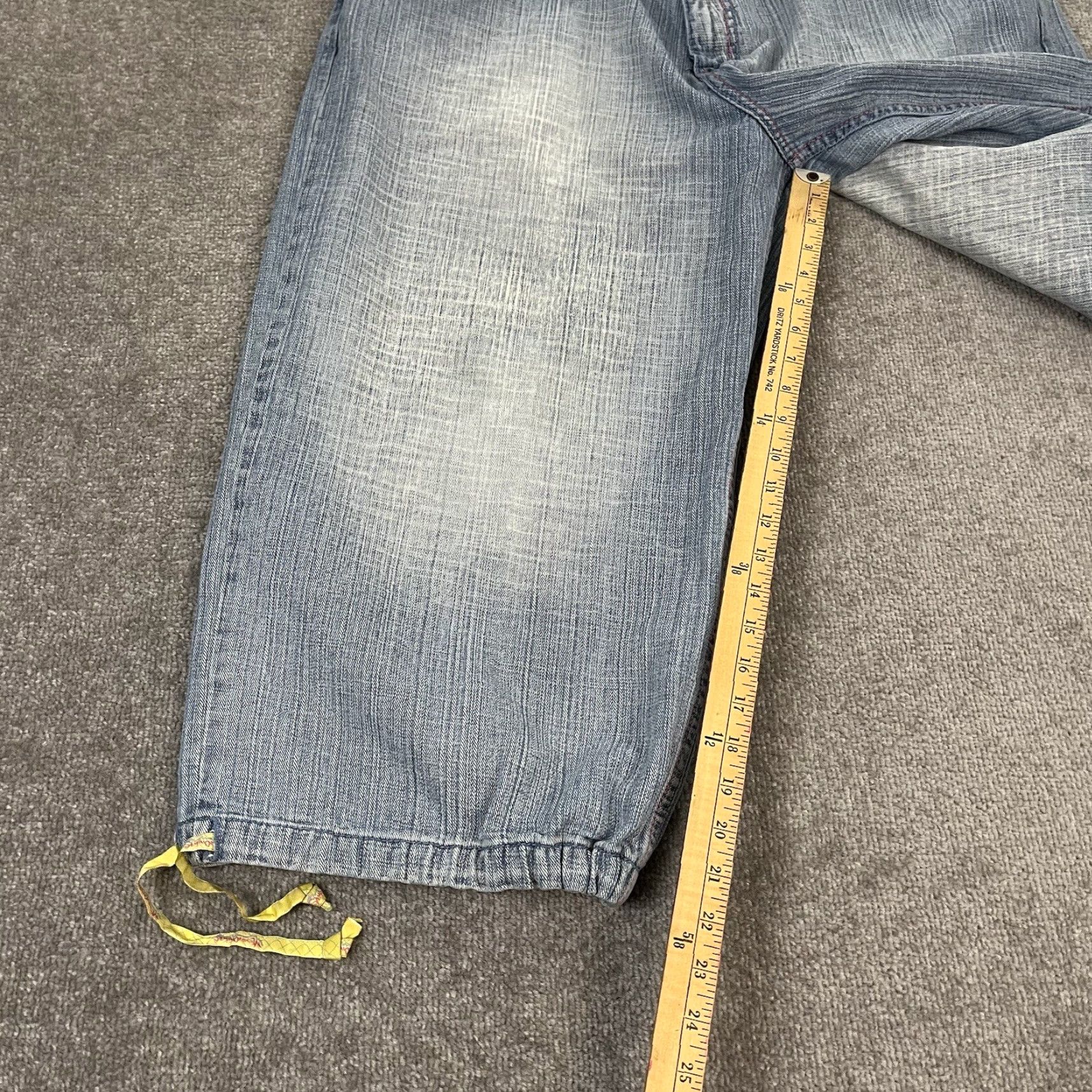 Vintage VINTAGE MISKEEN Original Jeans Mens 42 Cropped 13" Baggy Denim Slacker Y2K Pants Size US 42 / EU 58 - 6 Thumbnail
