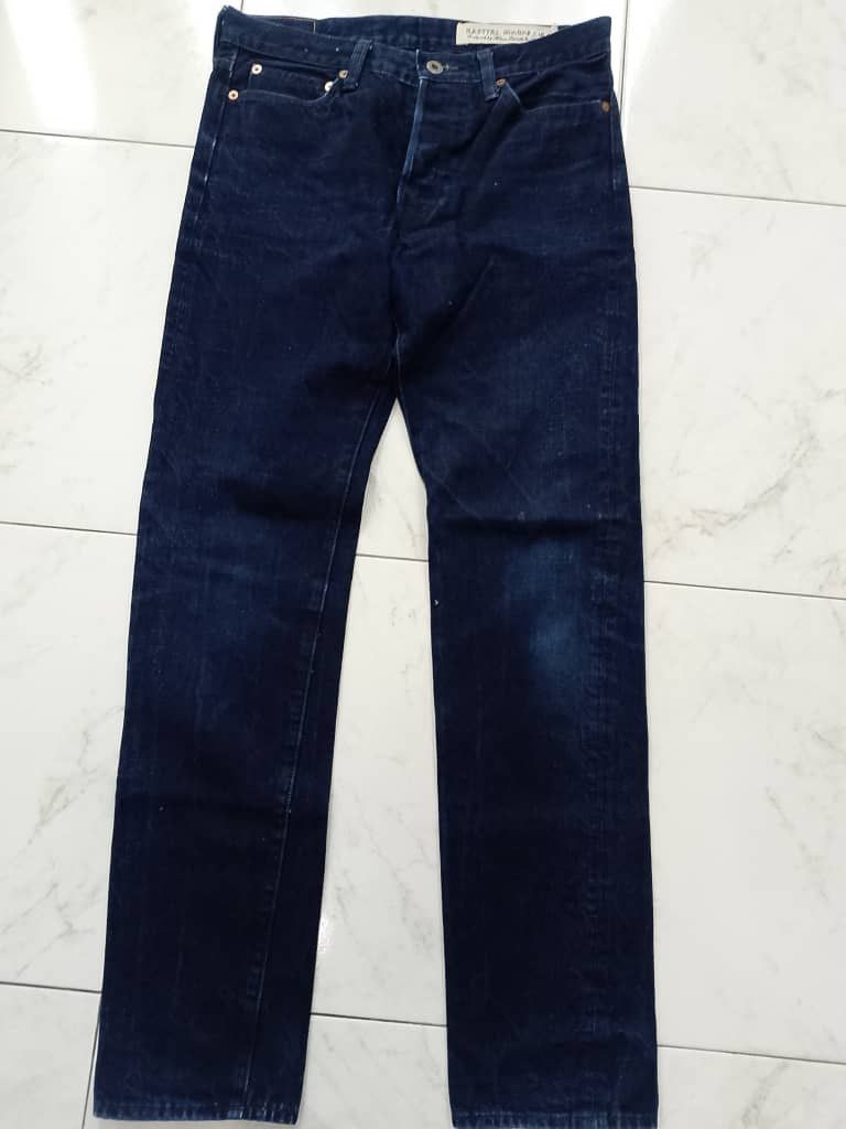 Kapital VINTAGE KAPITAL DENIM 2 TONE COLOUR BLACK & BLUE Size US 32 / EU 48 - 1 Thumbnail