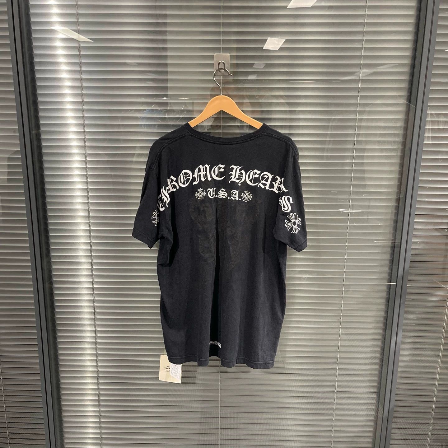 Chrome Hearts CH Dark Sword & Sanskrit Logo SS Tee XXL 9/10 Print Flaw Size US XXL / EU 58 / 5 - 1 Thumbnail