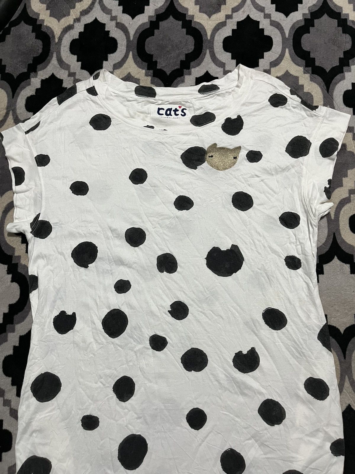 Tsumori Chisato Tsumori chisato issey miyake cats polkadot tshirt Size XS / US 0-2 / IT 36-38 - 3 Thumbnail