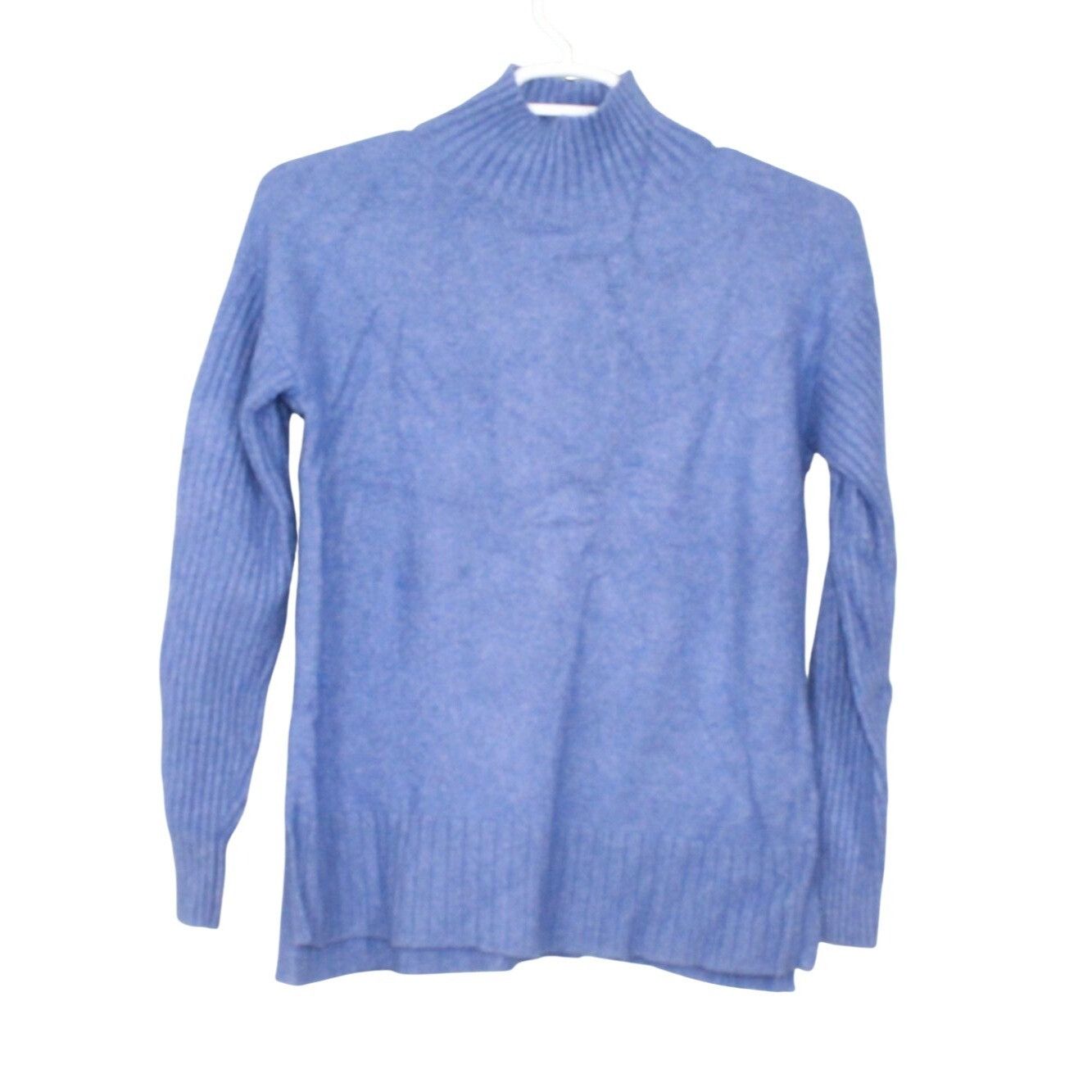 L.L. Bean LL Bean Women's Indigo Heather Essential Turtleneck Sweater Size M / US 6-8 / IT 42-44 - 1 Thumbnail