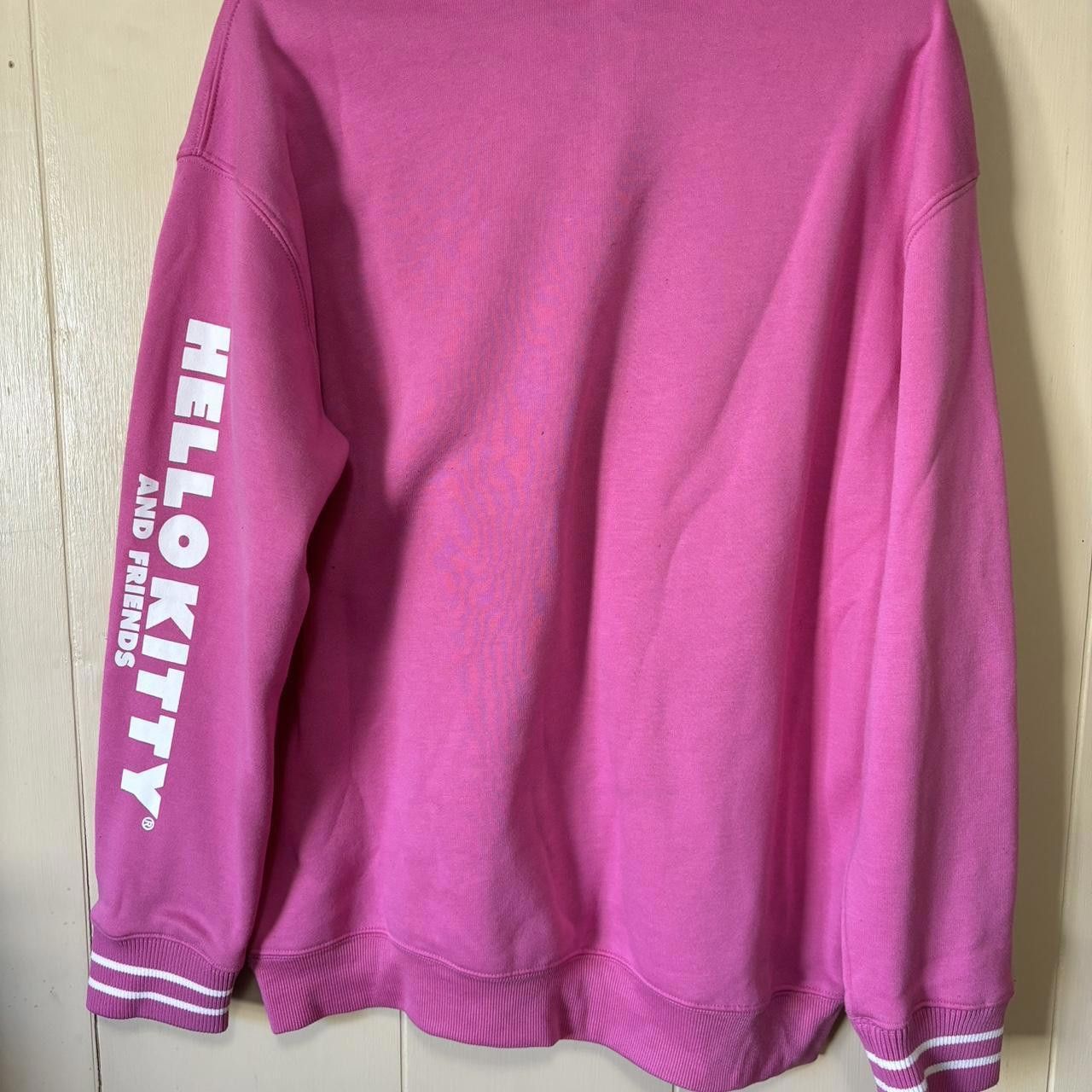 Designer Hello Kitty Women's Pink Sweatshirt Size L / US 10 / IT 46 - 3 Thumbnail