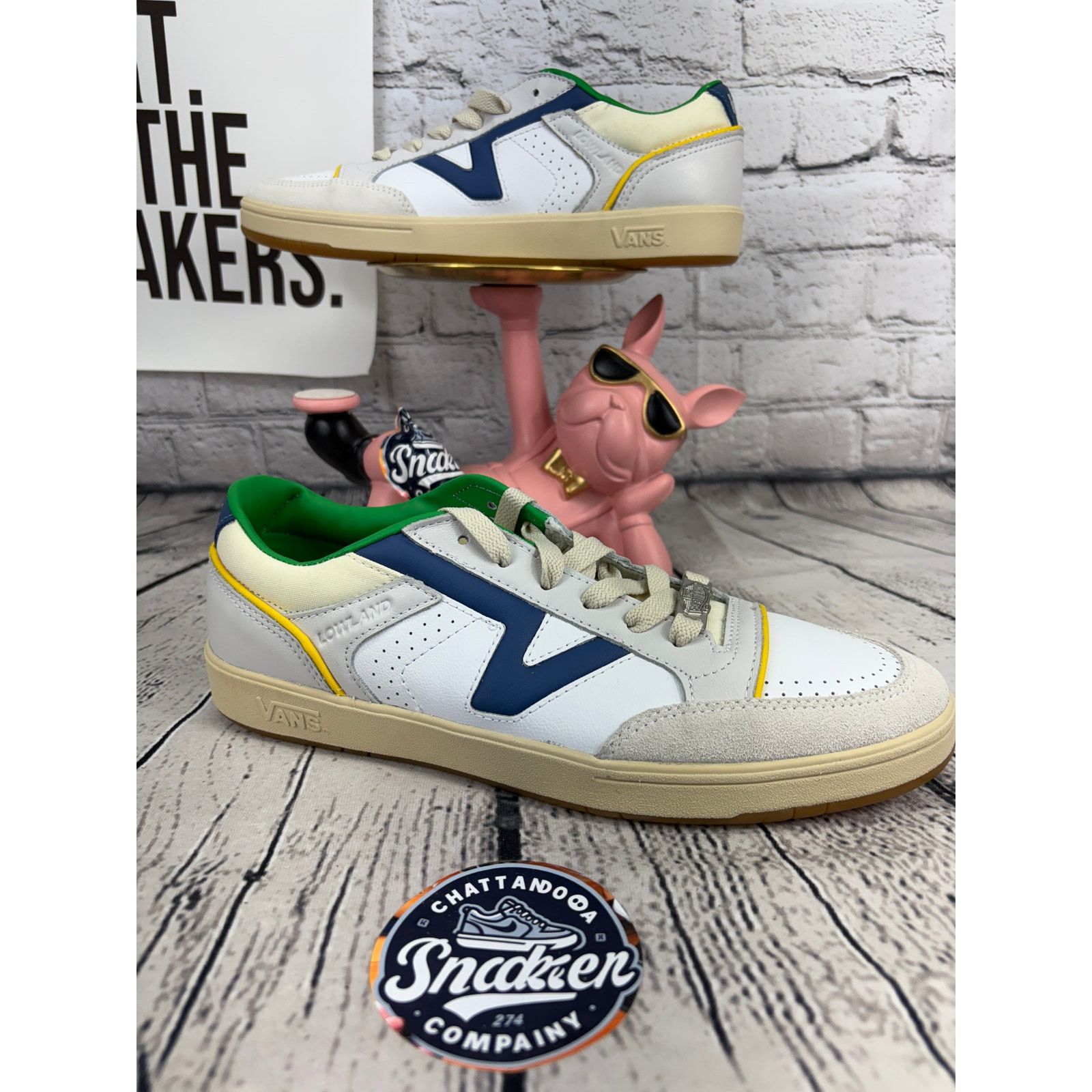 Vans VANS Lowland CC JMP Serio Collection Sneakers Mens 11 Green Size US 11 / EU 44 - 1 Thumbnail
