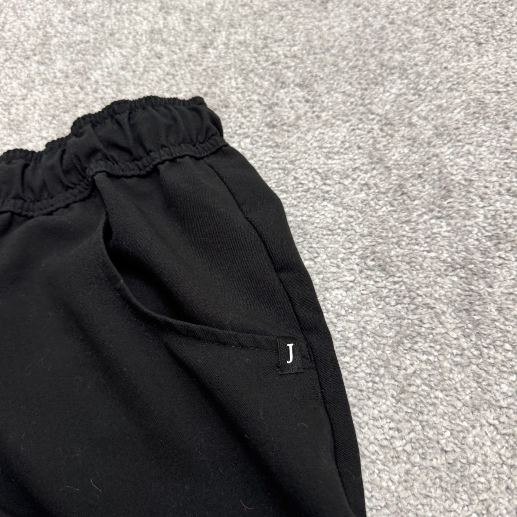 Vintage Jaanuu 5 Pocket Skinny Jogger Scrub Pants Womens XXS Black Medical Work Uniform Size 24" / US 00 / IT 34 - 5 Thumbnail