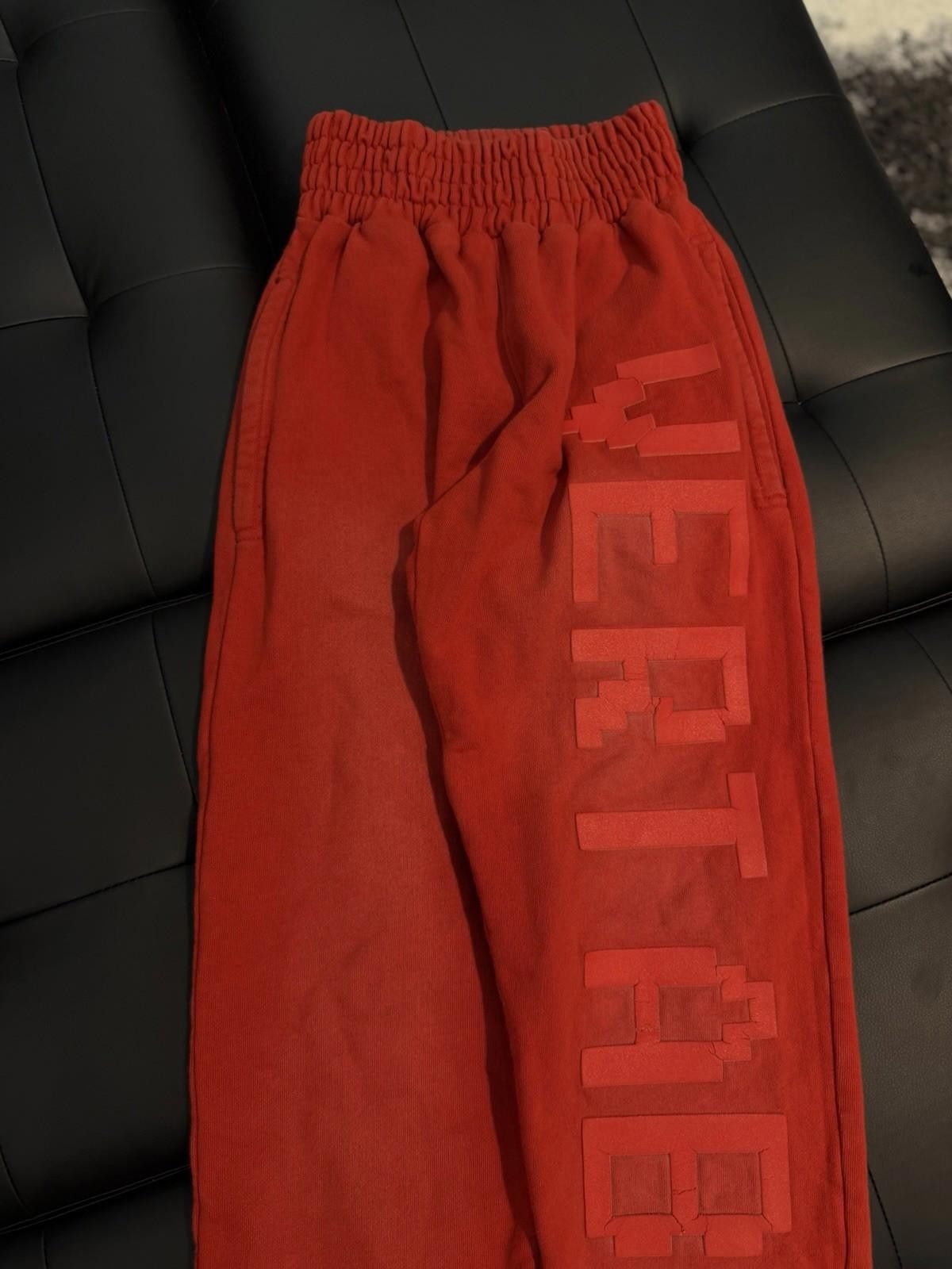 Vertabrae Vertebrae Red Sweatpants Adult Size Small 100% Authentic Size US 30 / EU 46 - 4 Thumbnail