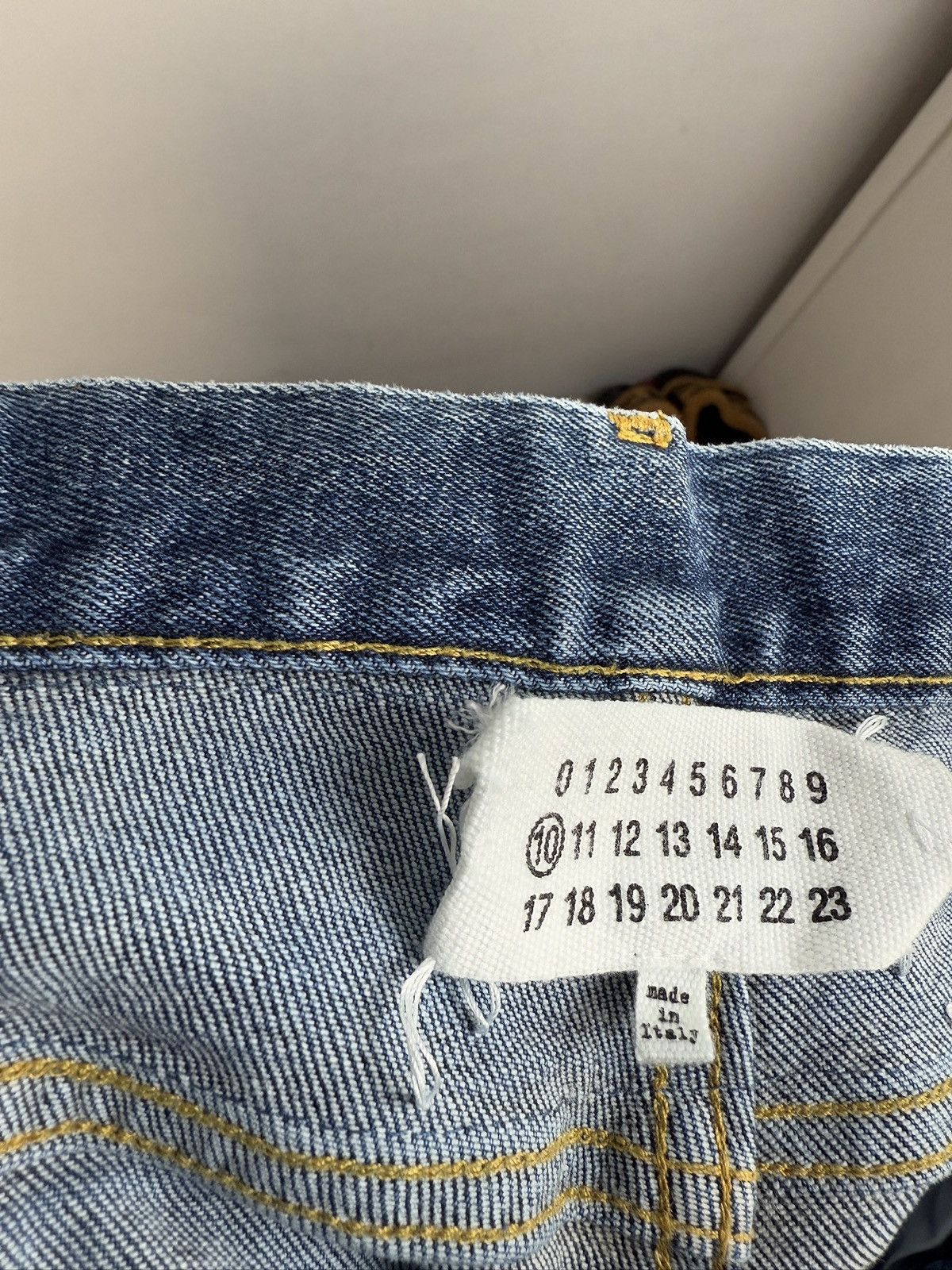 Designer × Maison Margiela Maison Margiela transparent denim jeans pants 33 archive drip Size US 33 - 9 Thumbnail