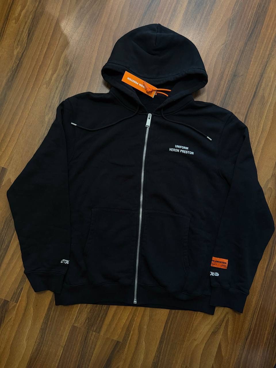 Heron Preston Heron Preston Uniform Black Zip Hoodie Size US L / EU 52-54 / 3 - 1 Thumbnail