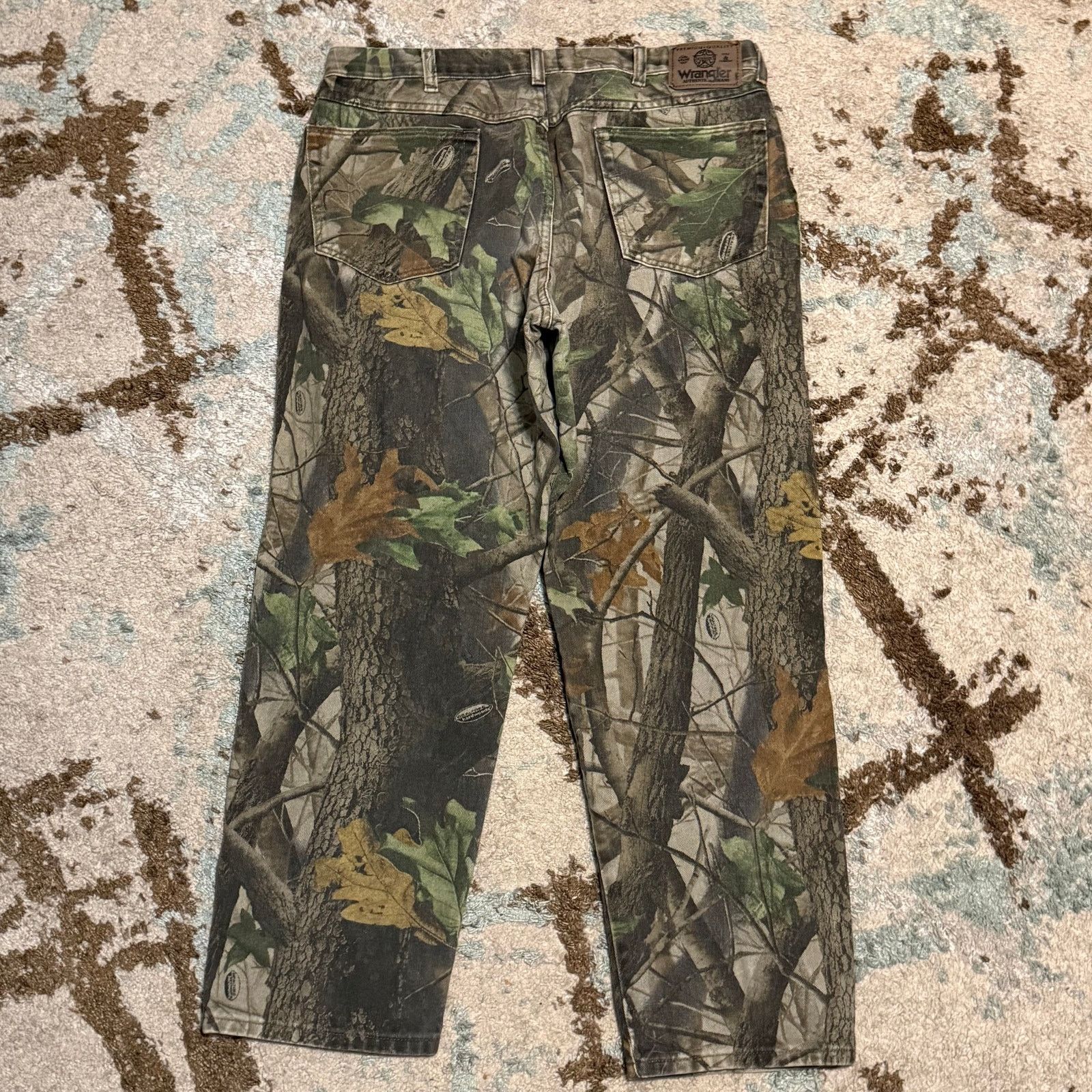 Realtree × Vintage × Wrangler Vintage Wrangler Realtree Camo Double Knee Pants Size 36x30 Size US 36 / EU 52 - 2 Thumbnail